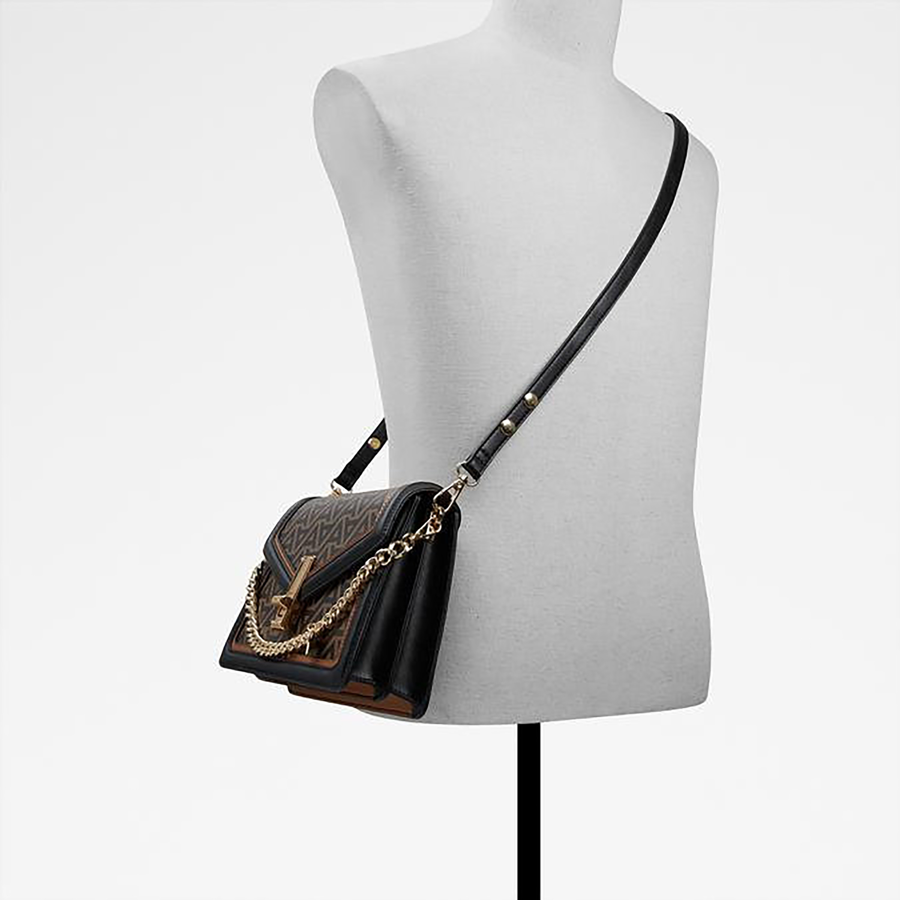 حقيبة كتف من ألدو أمدونا بنقشة المونوغرام مع قفل دوار وحزام قابل للفصل-women-bagsandwallets-handbags-image-10