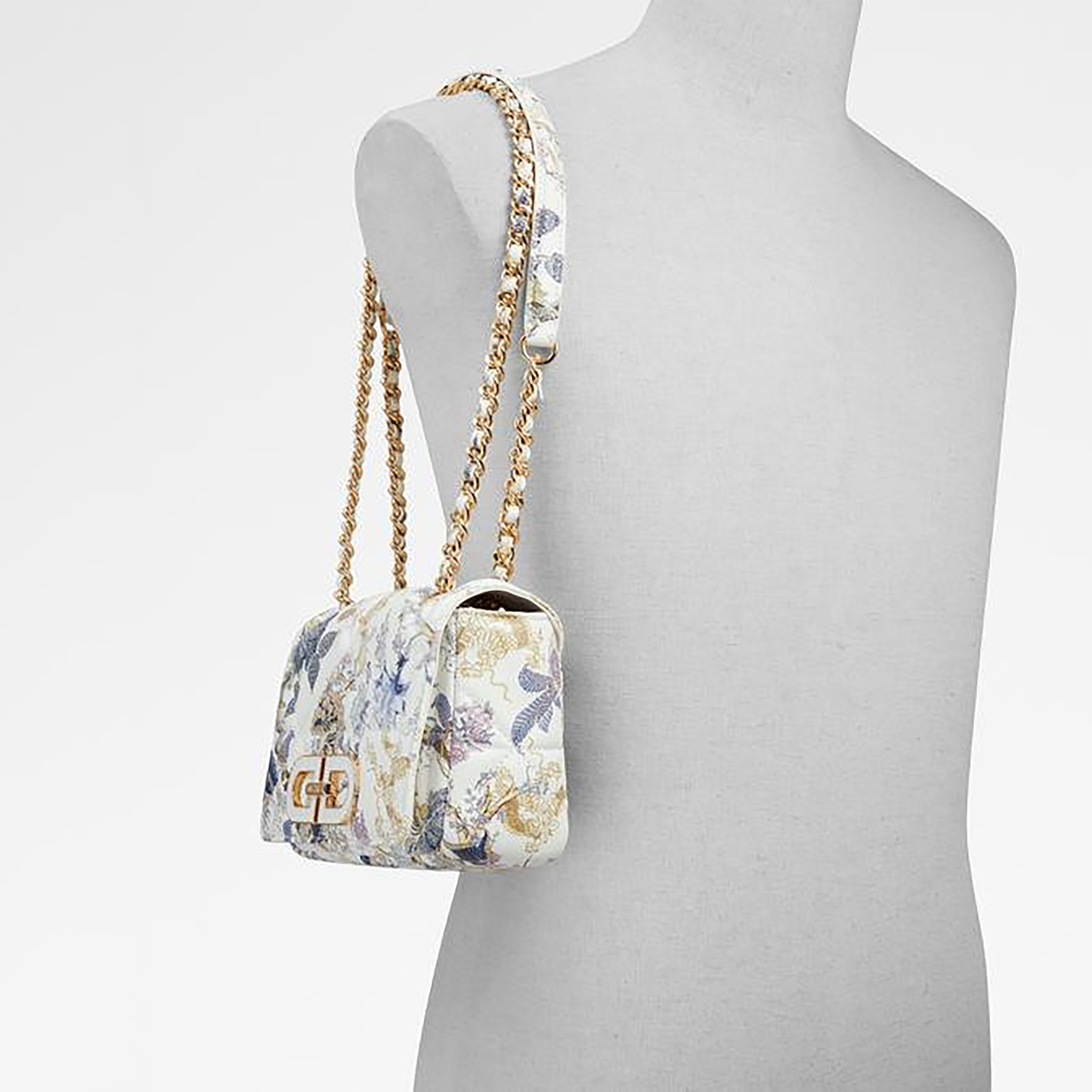 حقيبة كروسبودي من ألدو نانالي بنقشة زهور، مزودة بغطاء قلاب وحزام سلسلة.-women-bagsandwallets-handbags-image-5