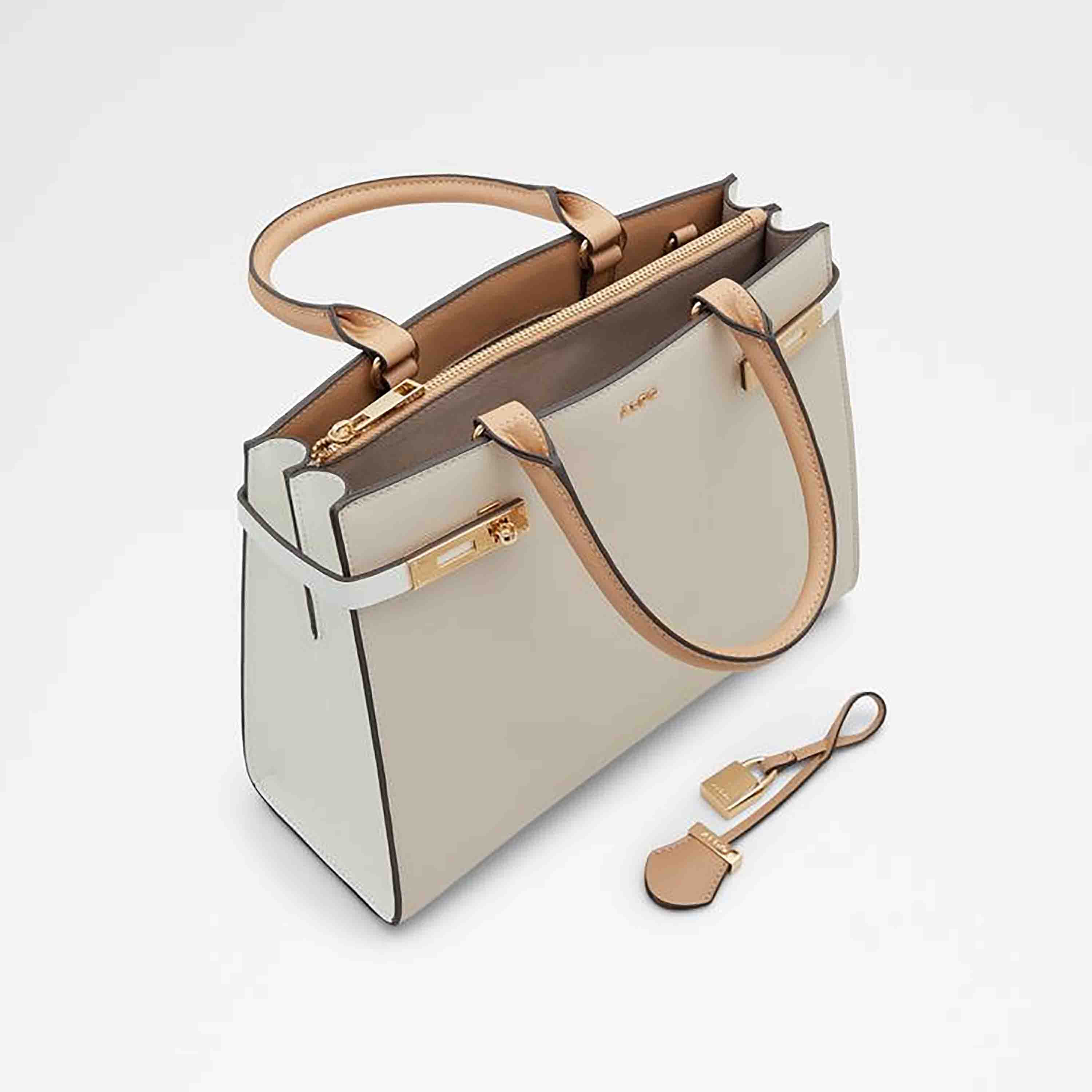 حقيبة تسوق من ألدو مانيلا سادة بمقبضين وسحاب إغلاق وحزام قابل للتعديل-women-bagsandwallets-handbags-image-3