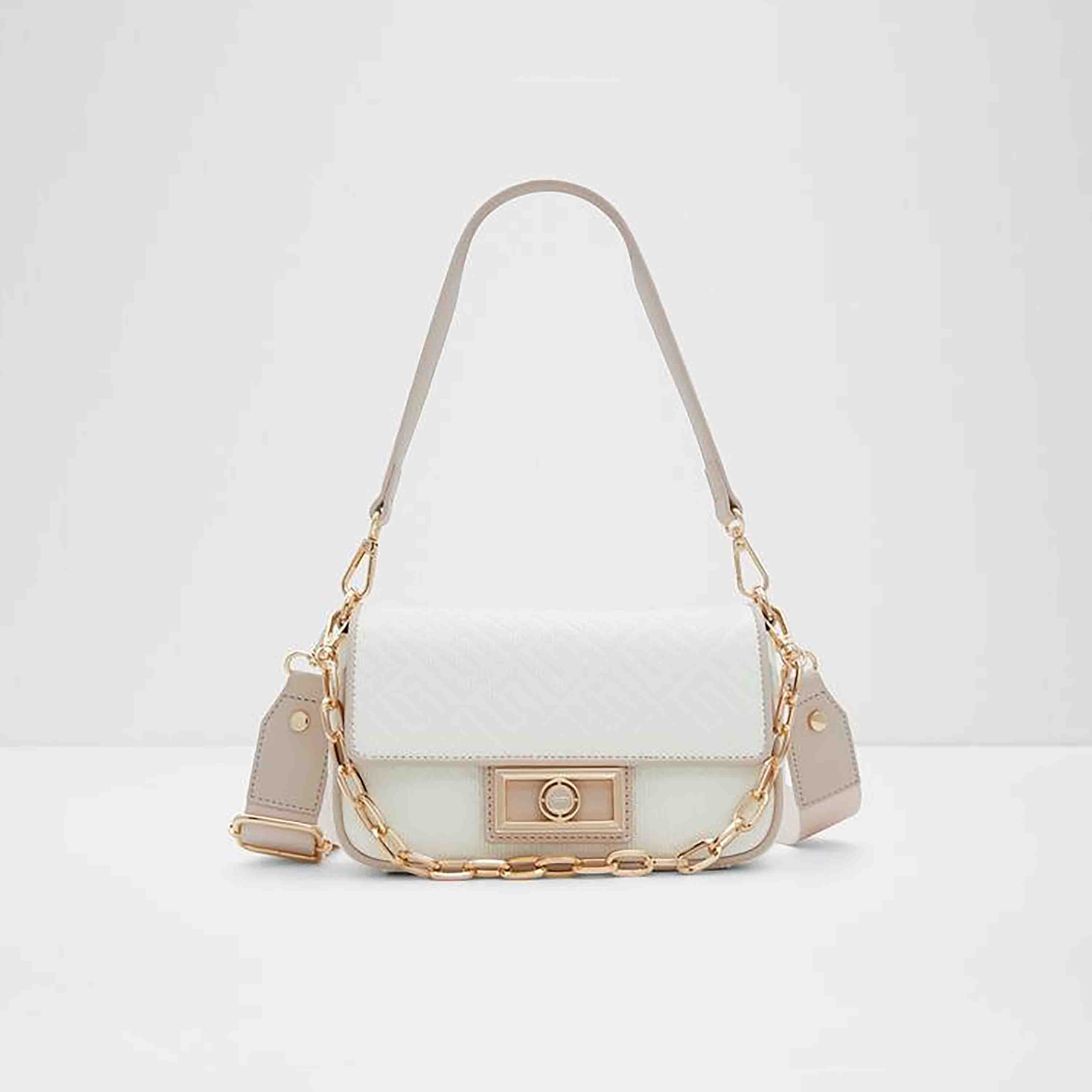 حقيبة كتف ألدو تاليانا ذات مقبض واحد مزخرفة بإغلاق قلاب وحزام قابل للتعديل-women-bagsandwallets-handbags-image-1