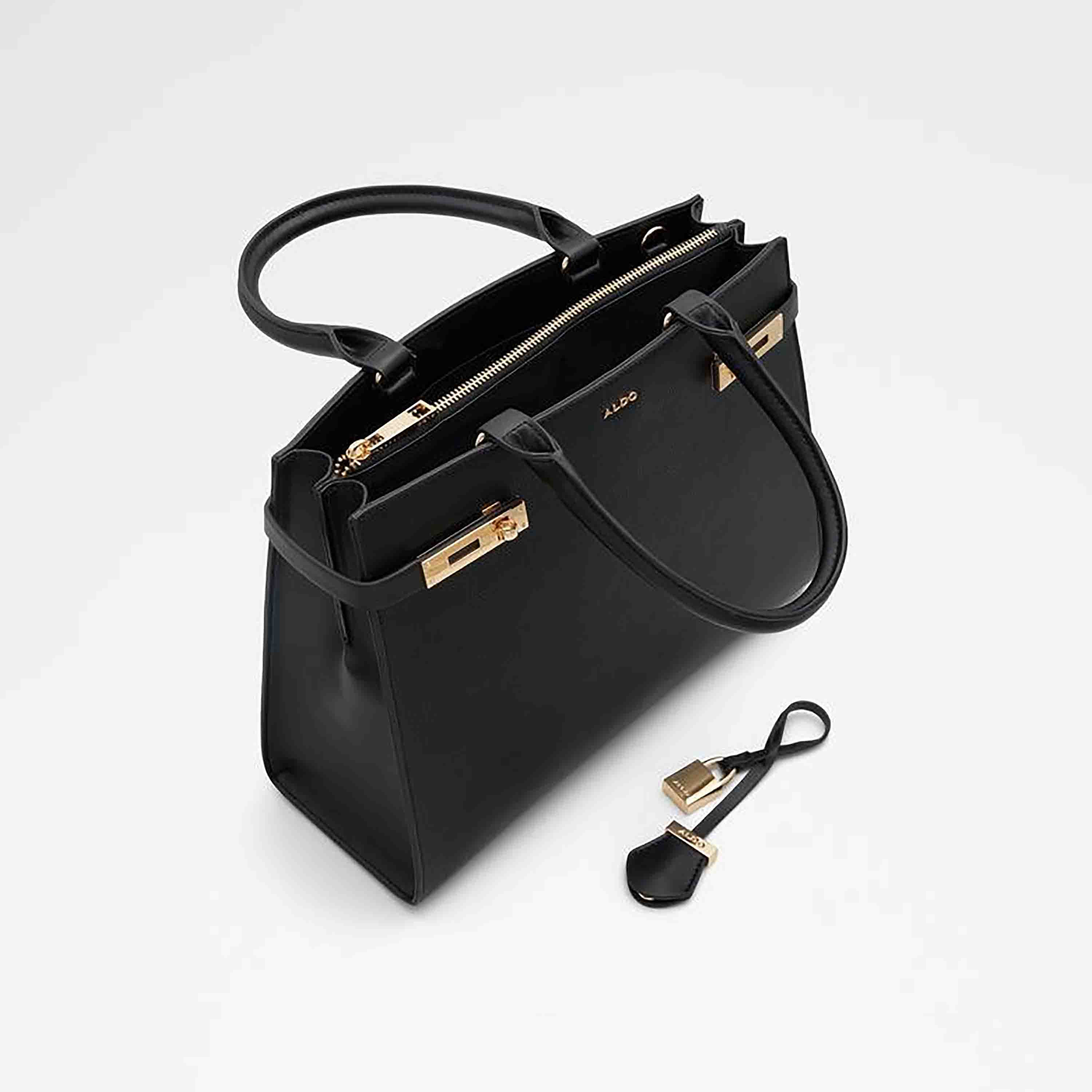 حقيبة تسوق من ألدو مانيلا سادة بمقبضين وسحاب إغلاق وحزام قابل للتعديل-women-bagsandwallets-handbags-image-7
