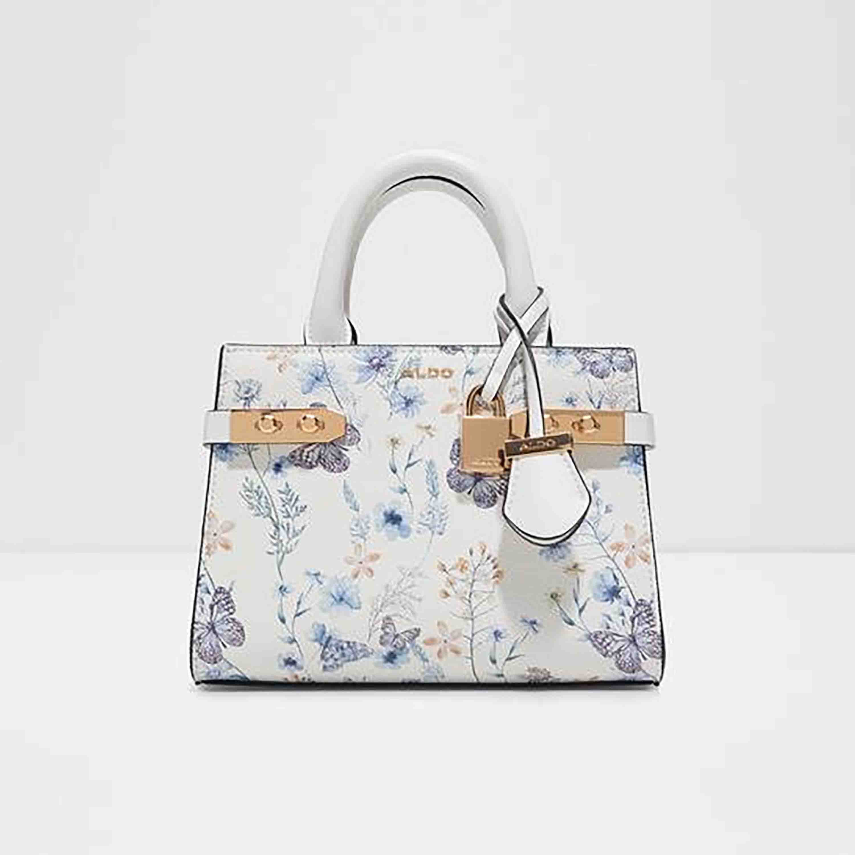 حقيبة ألدو لشبونة ذات مقابض مزدوجة بنقشة زهور وإغلاق بسحاب وحزام قابل للتعديل-women-bagsandwallets-handbags-image-1