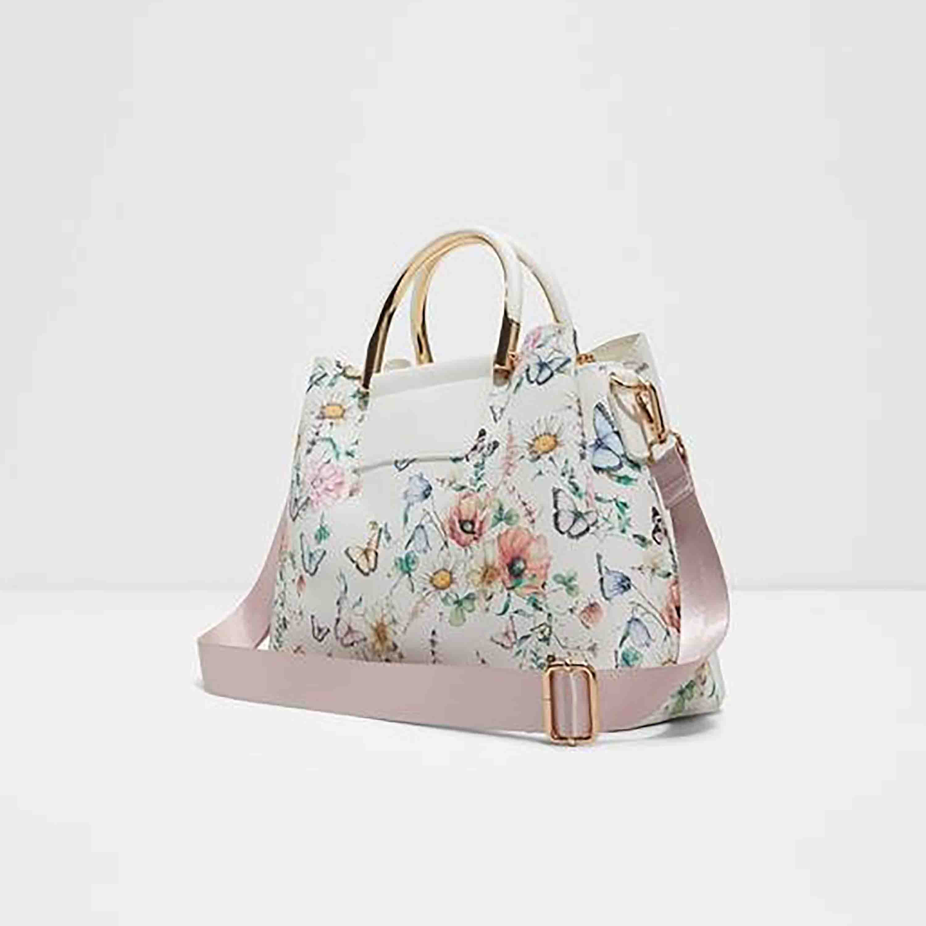 حقيبة ألدو سلونا ذات المقبضين بنقشة الزهور مع إغلاق مغناطيسي وحزام-women-bagsandwallets-handbags-image-2