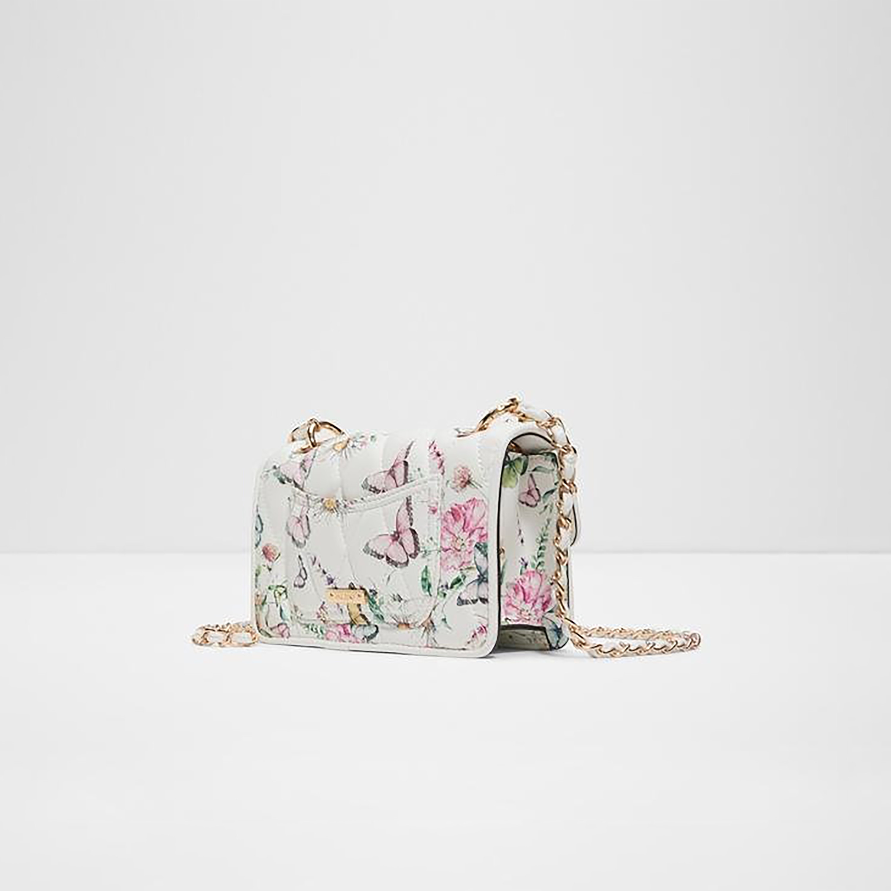 Aldo Loubella Floral Print Crossbody Bag with Flap Closure and Chain Strap-women-bagsandwallets-handbags-image-2