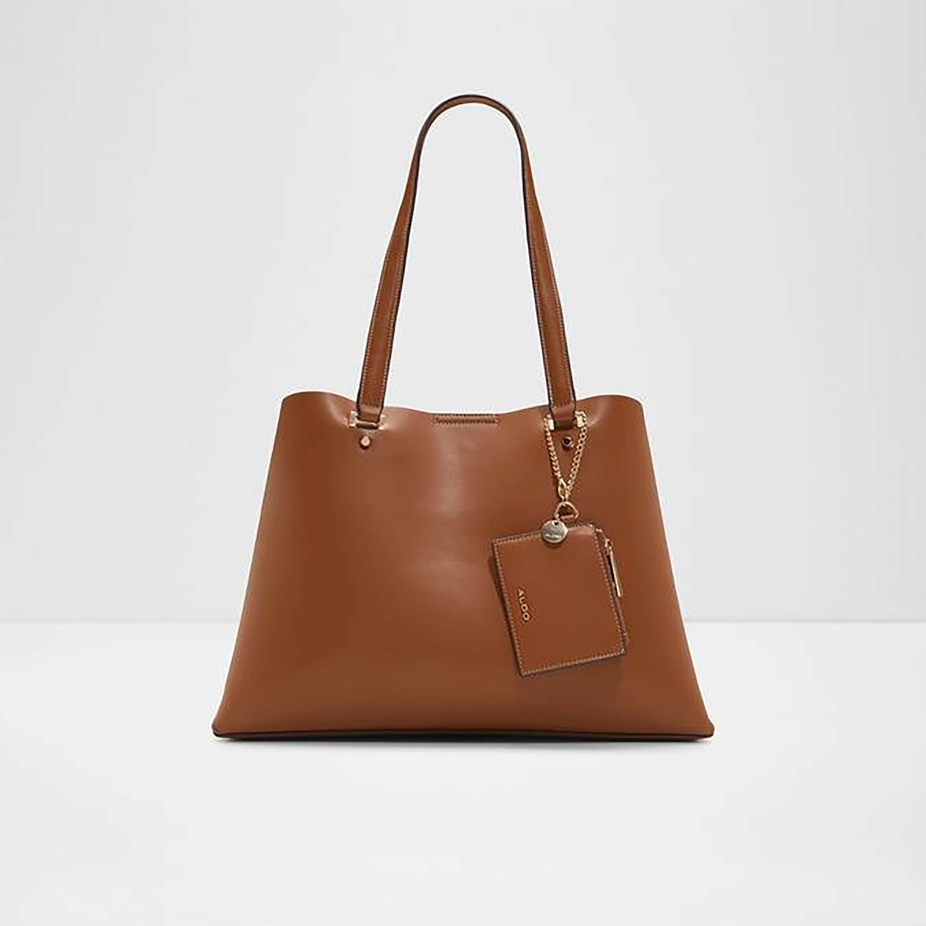 Aldo Korer Plain Double Handle Tote Bag with Magnetic Closure-women-bagsandwallets-handbags-image-1