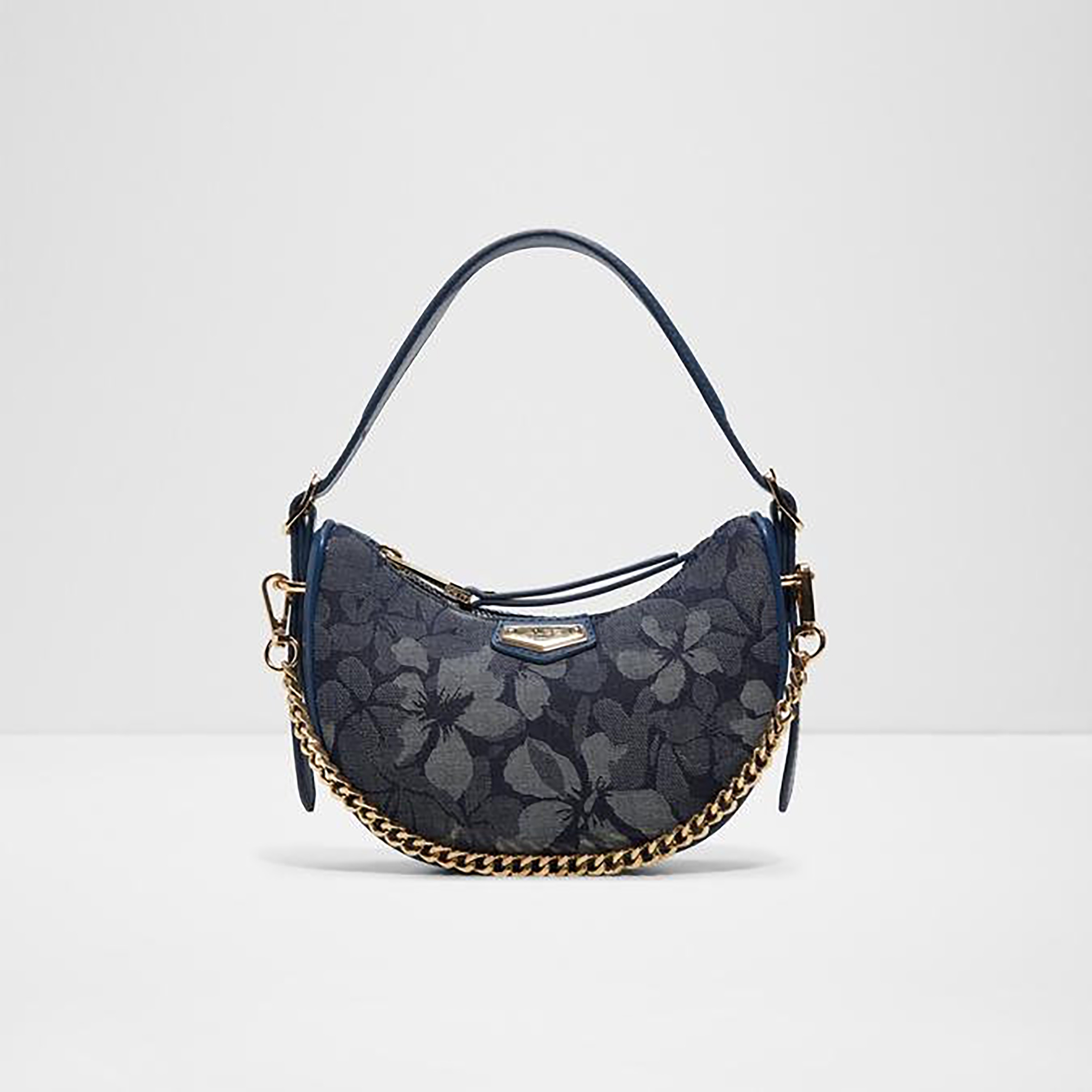 Aldo Sandrose Floral Print Single Handle Shoulder Bag with Zip Closure & Adjustable Strap-women-bagsandwallets-handbags-image-1