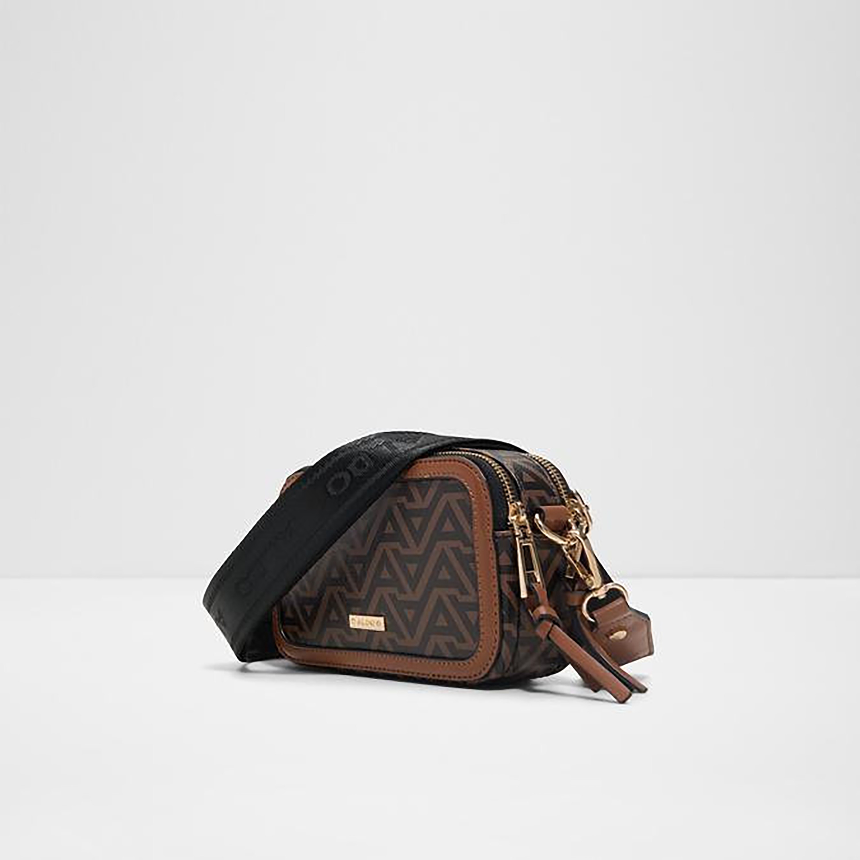 Aldo Masuma Monogram Crossbody Bag with Zipper Closure and Adjustable Strap-women-bagsandwallets-handbags-image-2