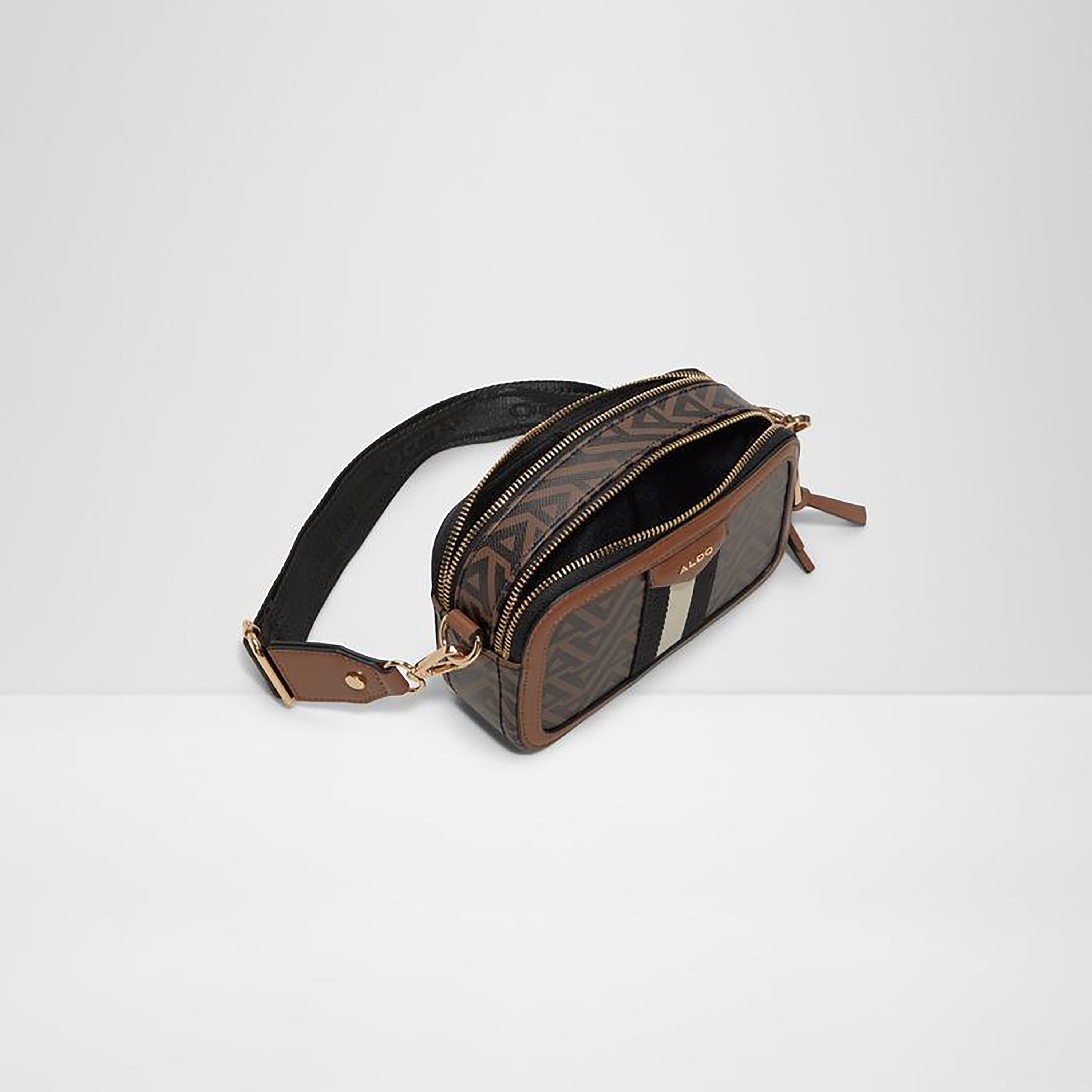 Aldo Masuma Monogram Crossbody Bag with Zipper Closure and Adjustable Strap-women-bagsandwallets-handbags-image-3