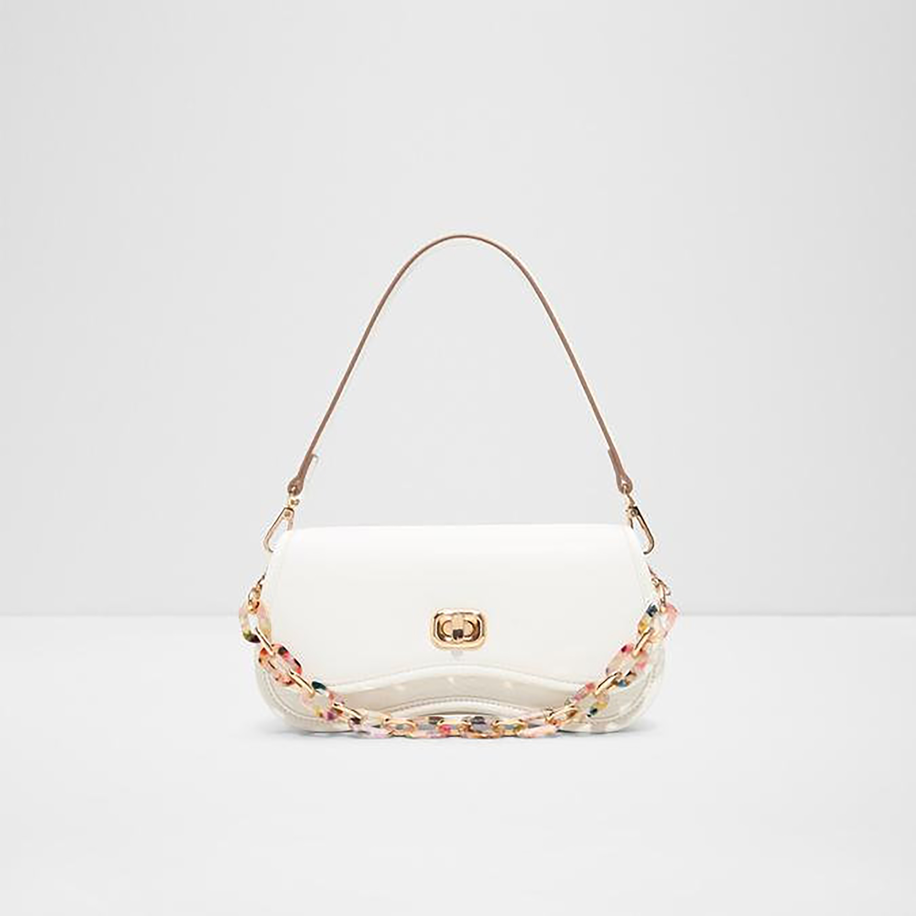 حقيبة كتف ألدو كلابرتون سادة بمقبض واحد وقفل لولبي وحزام-women-bagsandwallets-handbags-image-1