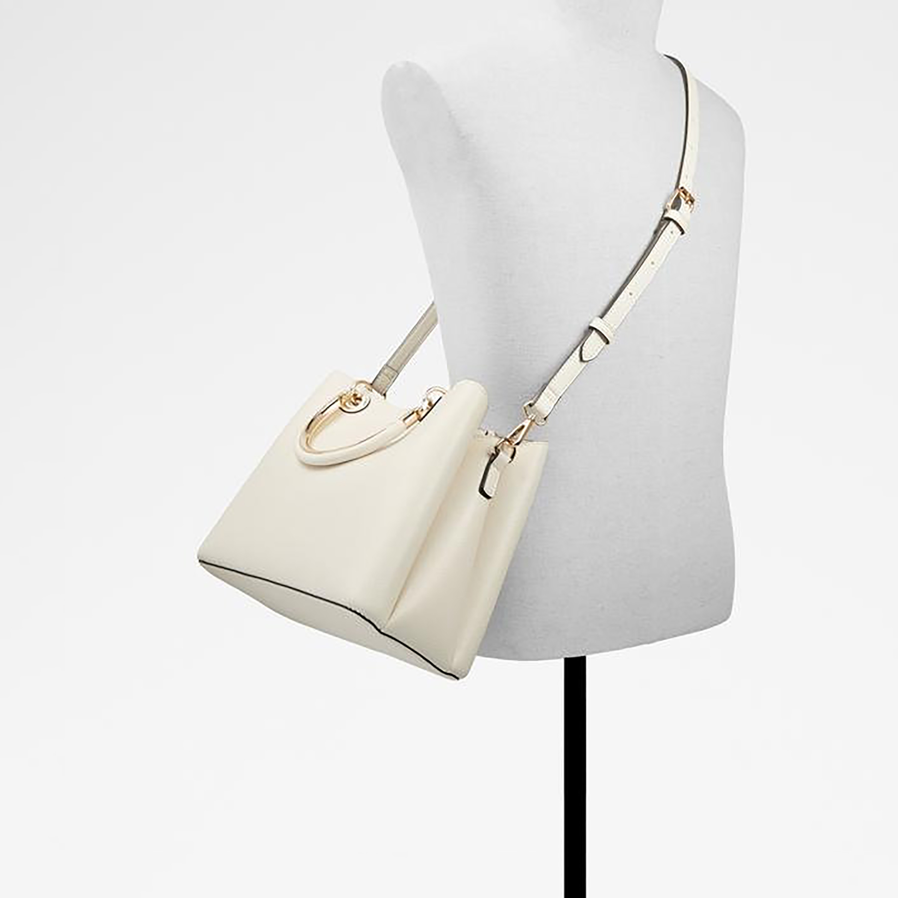 Aldo Surgoine Plain Double Handle Satchel Bag with Magnetic Closure and Adjustable Strap-women-bagsandwallets-handbags-image-10