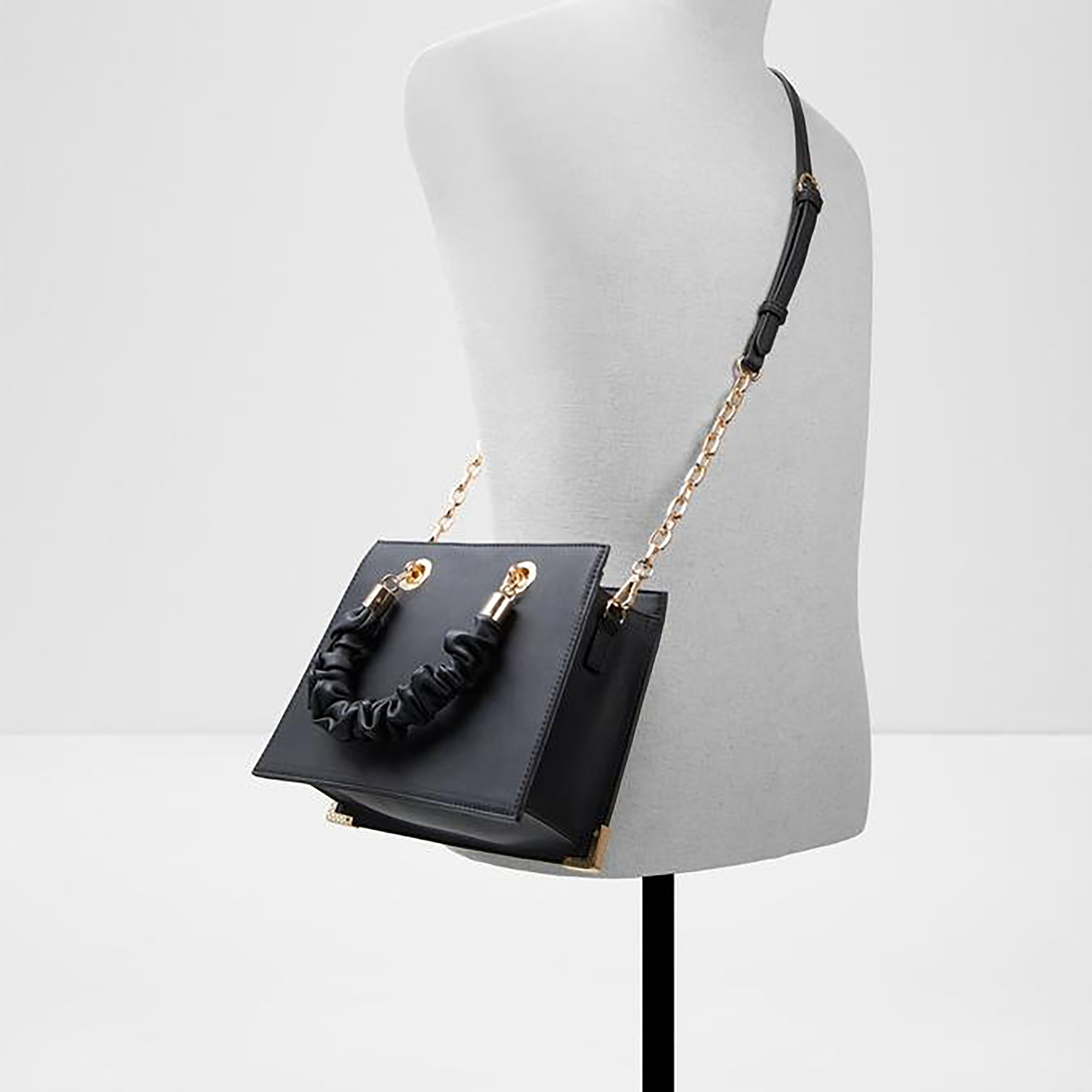 Aldo Bilitha Plain Double Handle Satchel Bag with Zipper Closure and Adjustable Strap-women-bagsandwallets-handbags-image-4