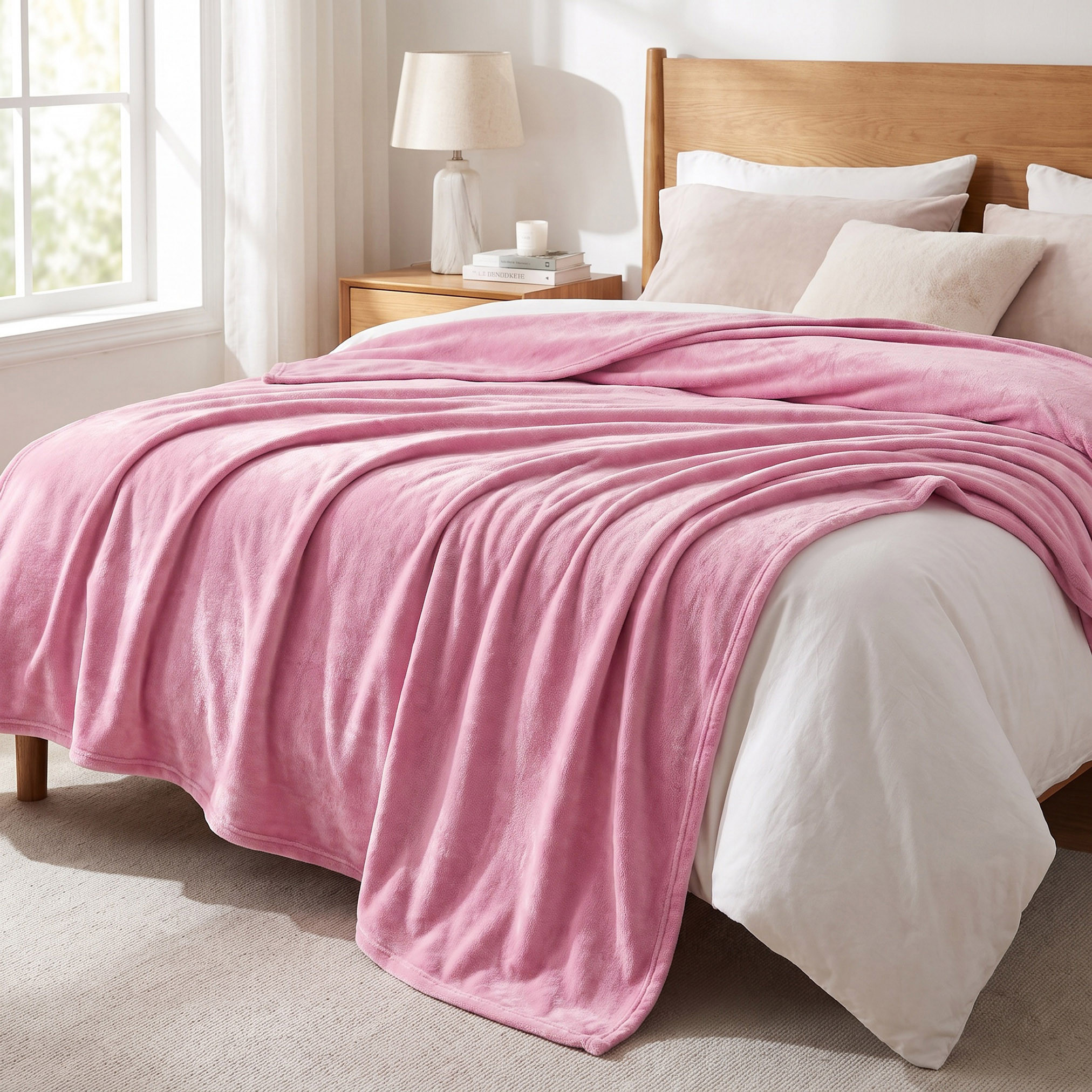 بطانية فلانيل مخملية - 200x200 سم-household-cushionsandthrows-throwsandblankets-blankets-image-4