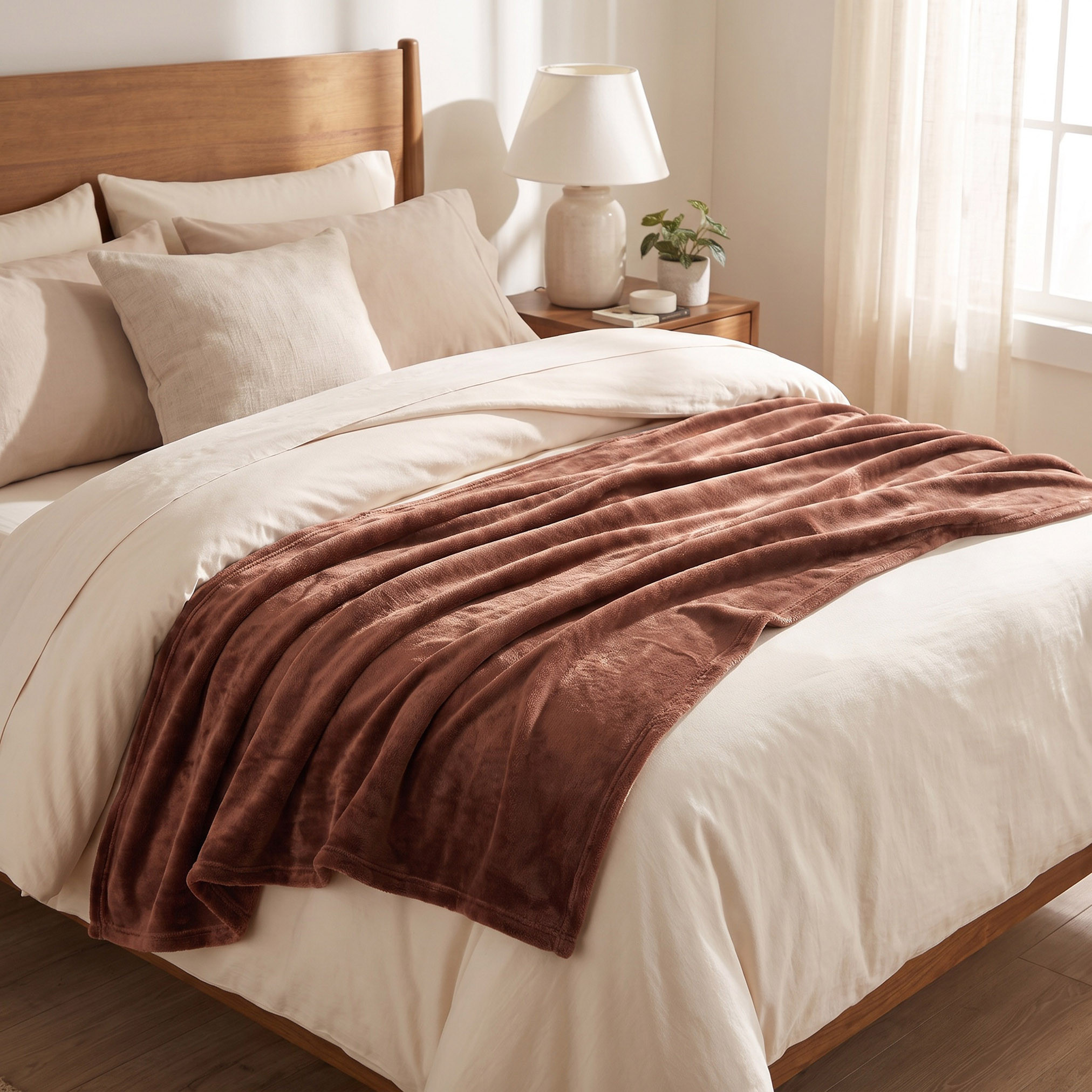 بطانية فلانيل قطيفة - 200x200 سم-household-cushionsandthrows-throwsandblankets-blankets-image-3