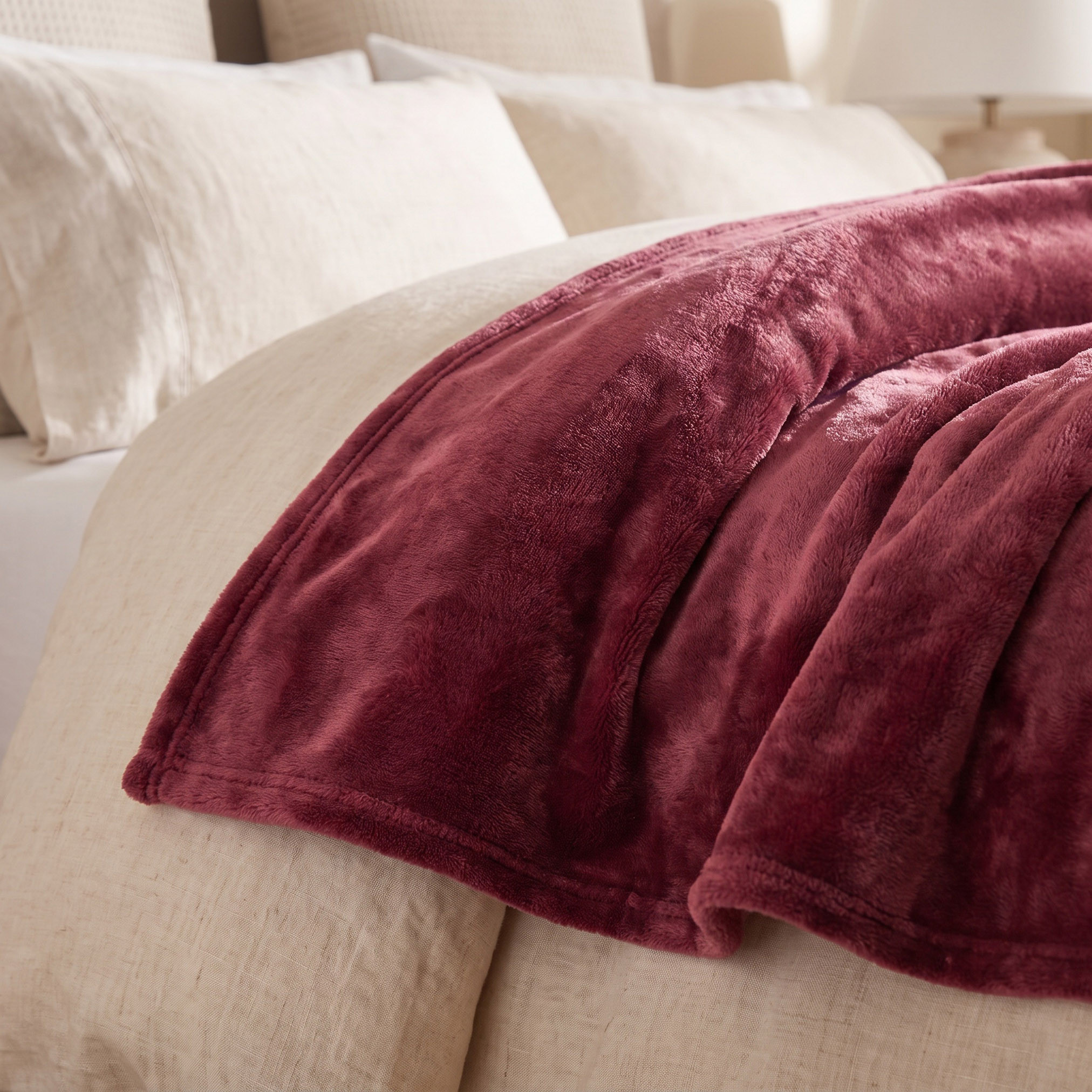 Plush Flannel Blanket - 150x200 cm-household-cushionsandthrows-throwsandblankets-blankets-image-2