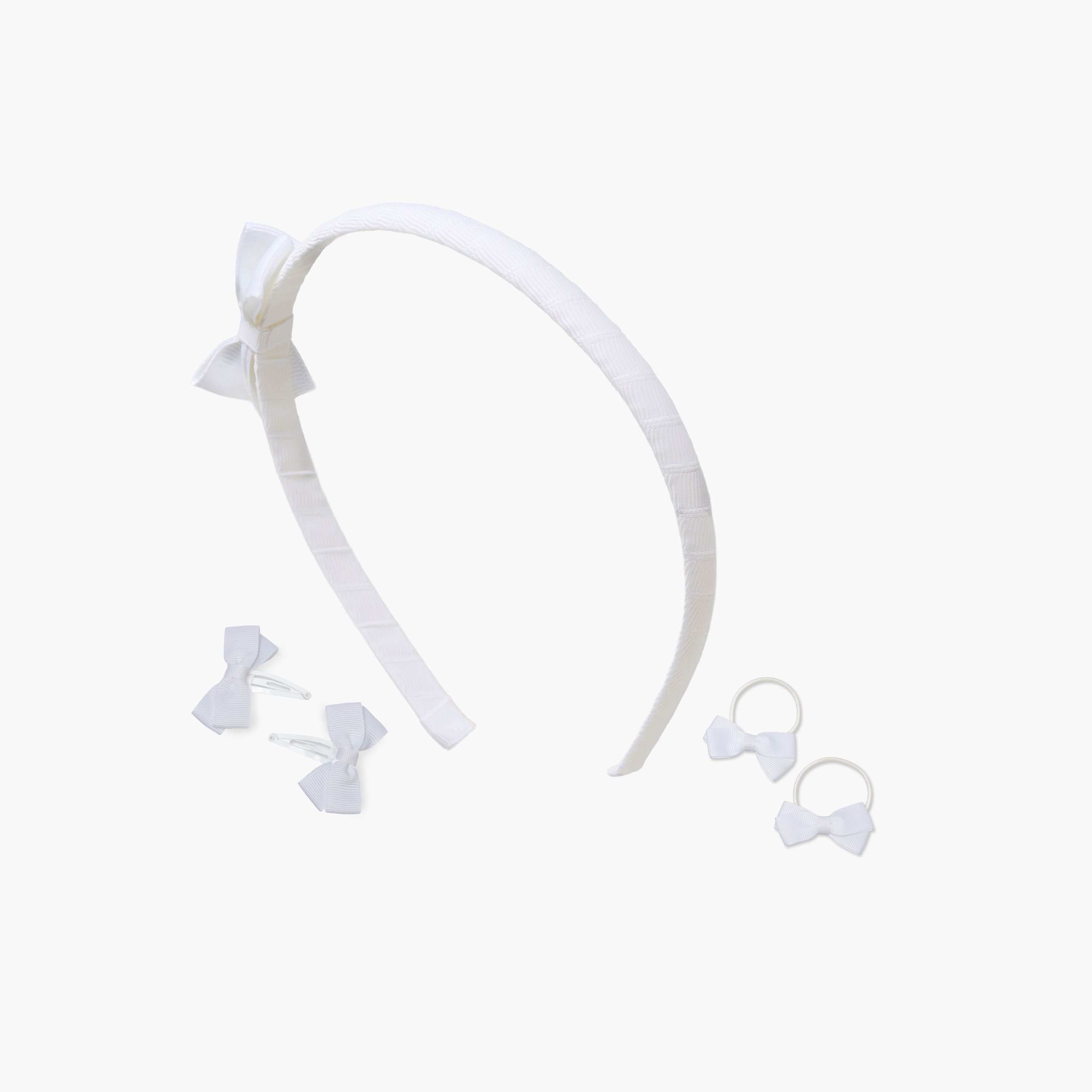 طقم اكسسوارات شعر 5 قطع بفيونكة من تشارمز-girls-accessories-hairaccessories-image-1