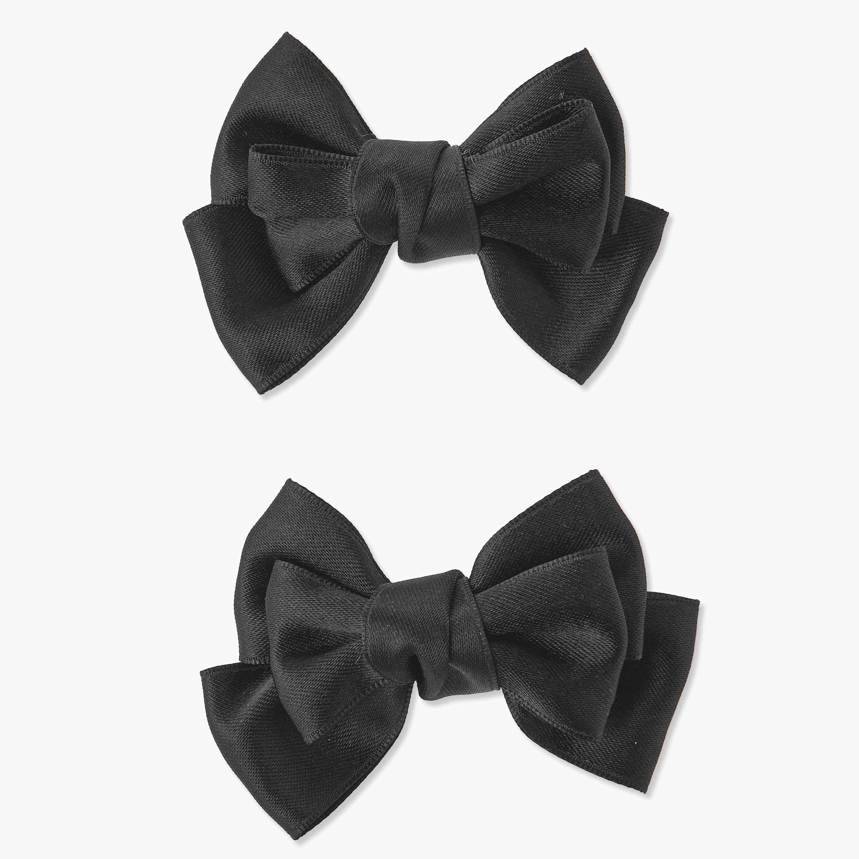 Set of 10 Charmz Bow Hair Clip with Hair Tie-baby-girls-accessories-hairaccessories-image-2