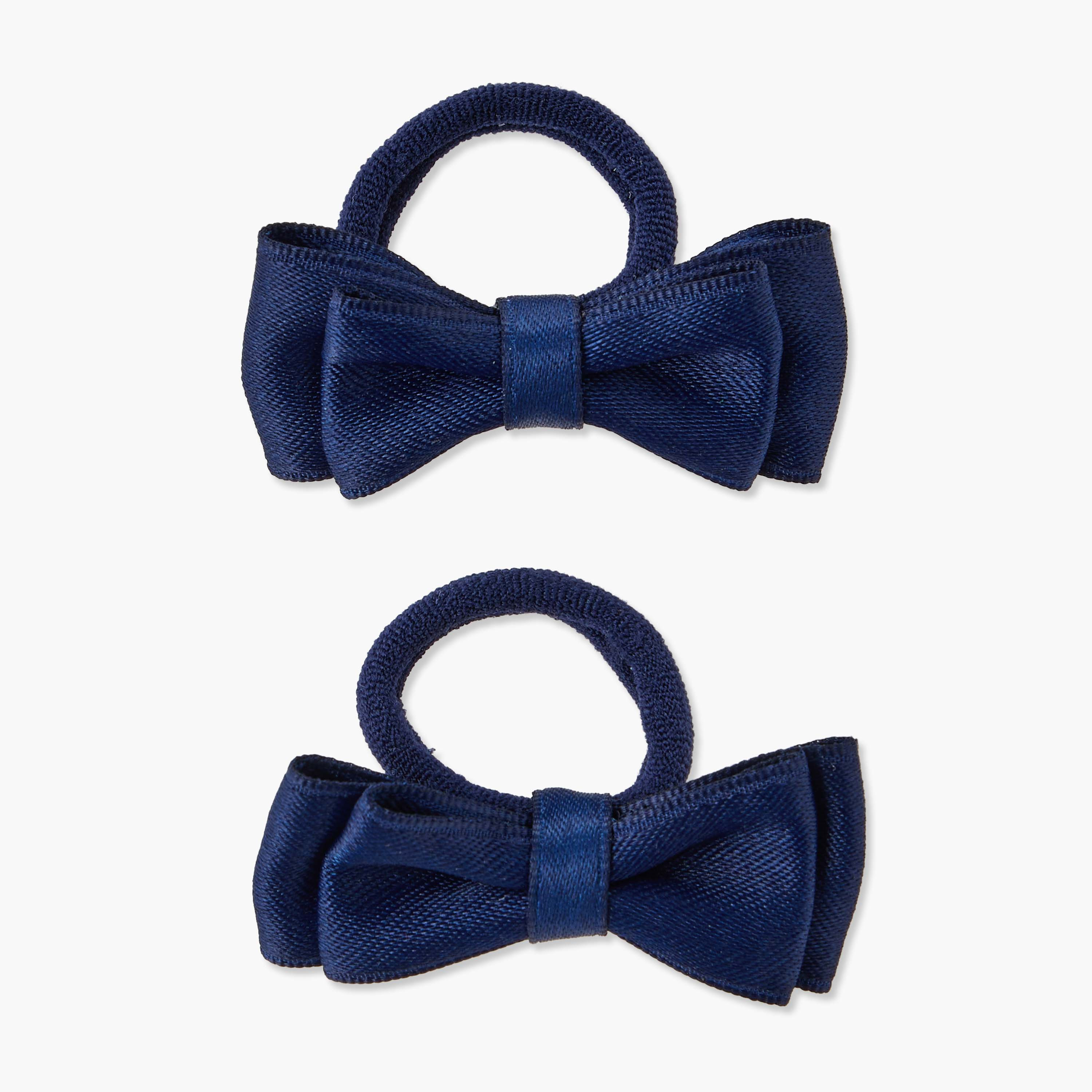 طقم مشابك شعر مع ربطات شعر على شكل فيونكة من تشارمز - 12 قطعة-baby-girls-accessories-hairaccessories-image-2