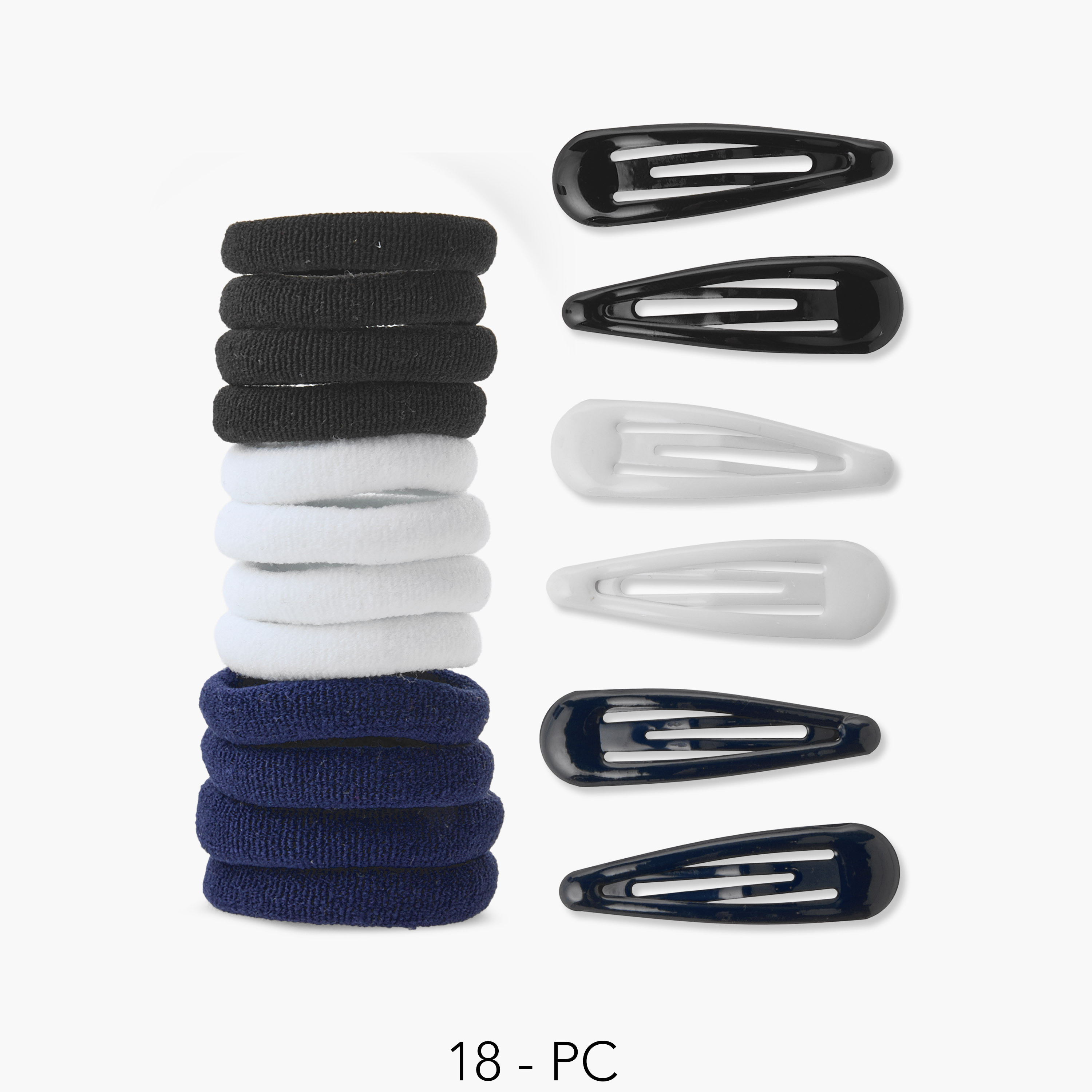 ربطات ومشابك شعر من تشارمز - طقم 18 قطعة-baby-girls-accessories-hairaccessories-image-1