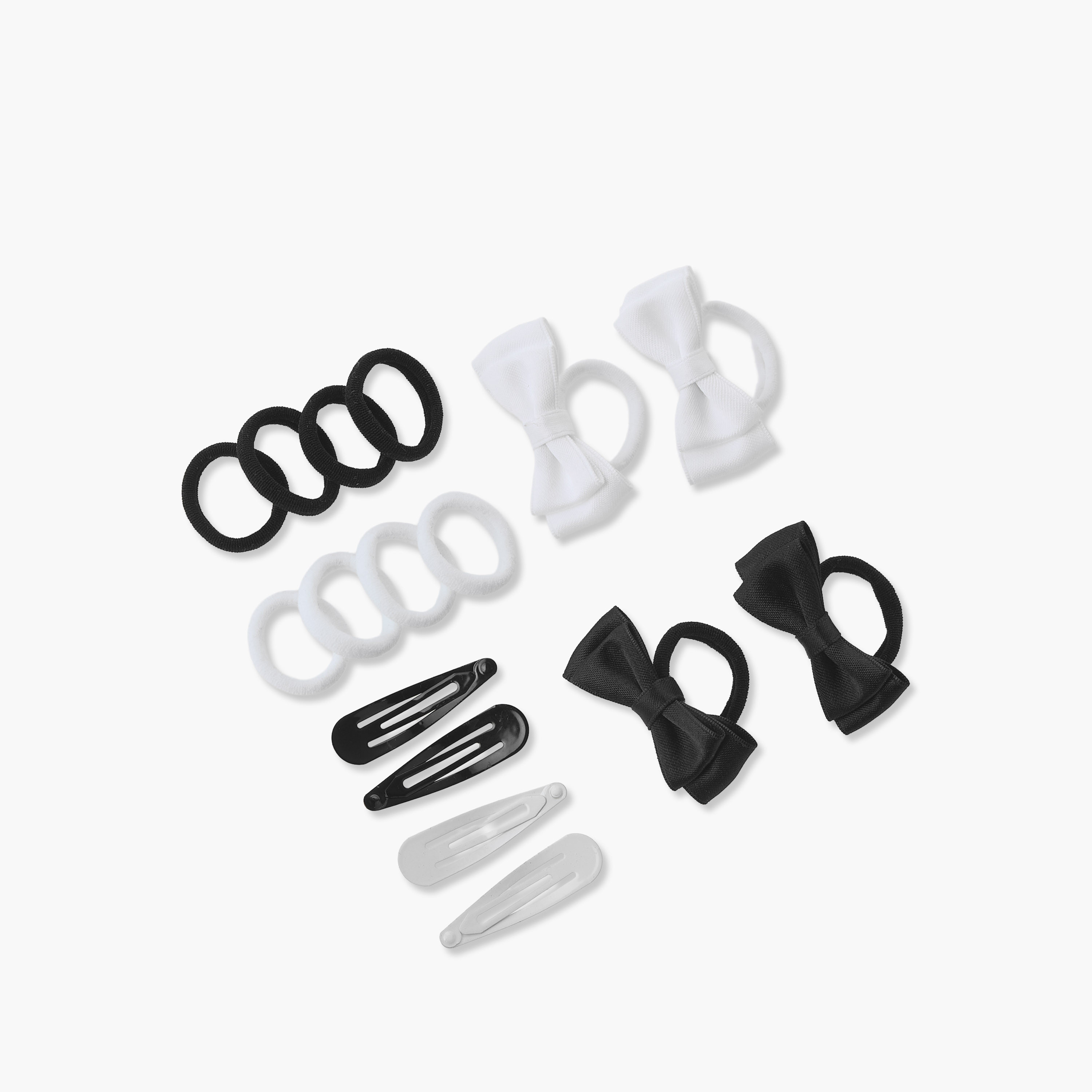 مشابك وشرائط للشعر بزينة فيونكة من تشارمز - 16 قطعة-baby-girls-accessories-hairaccessories-image-5