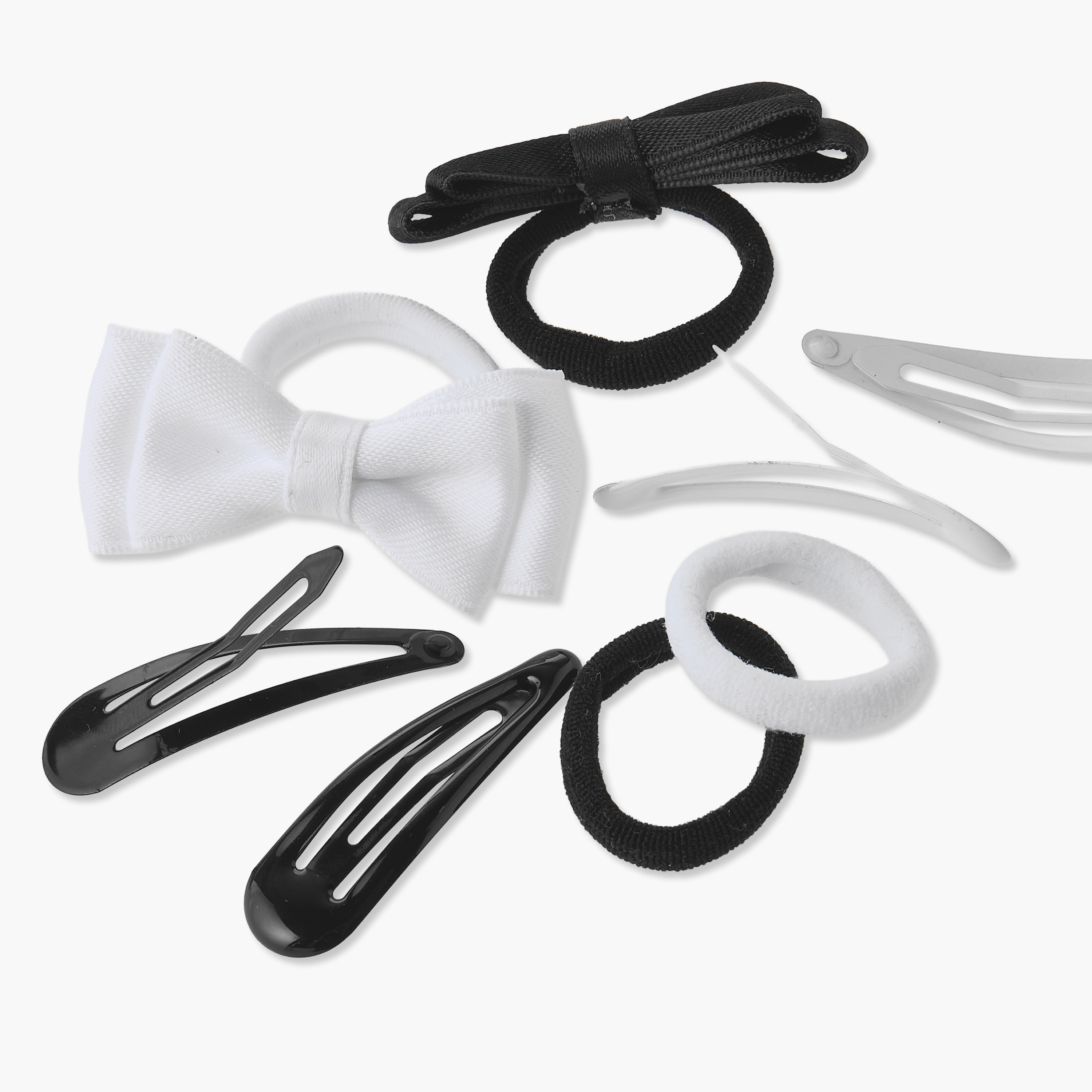 مشابك وشرائط للشعر بزينة فيونكة من تشارمز - 16 قطعة-baby-girls-accessories-hairaccessories-image-6