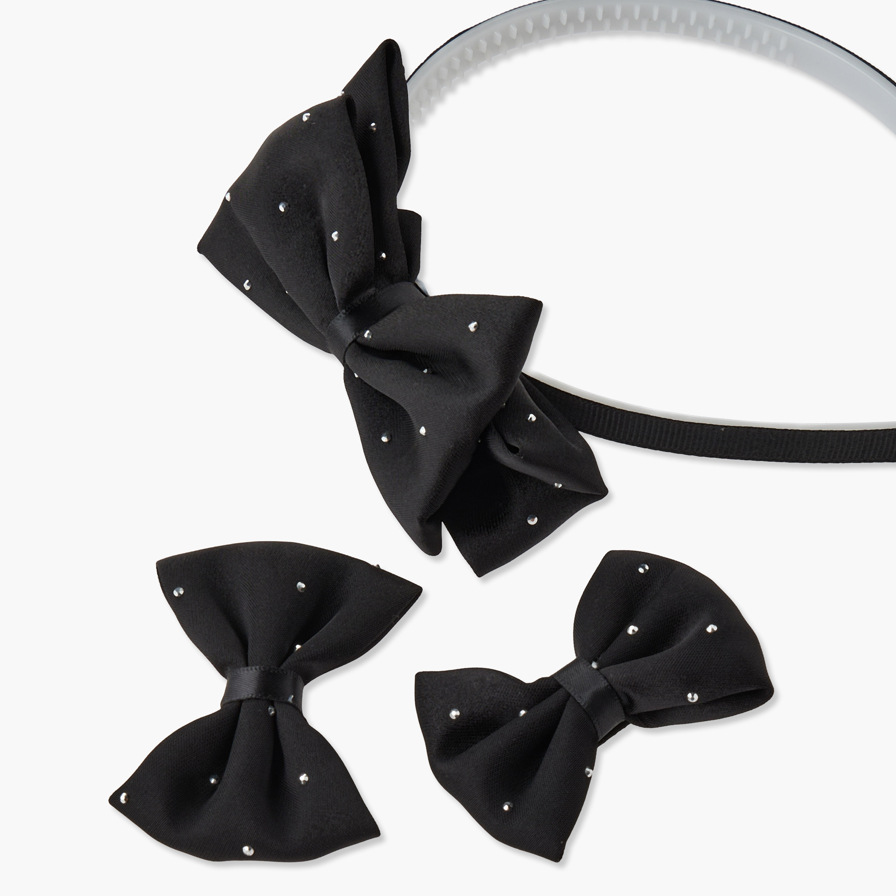أربطة ومشابك شعر بفيونكة من تشارمز - طقم 3 قطع-baby-girls-accessories-hairaccessories-image-6