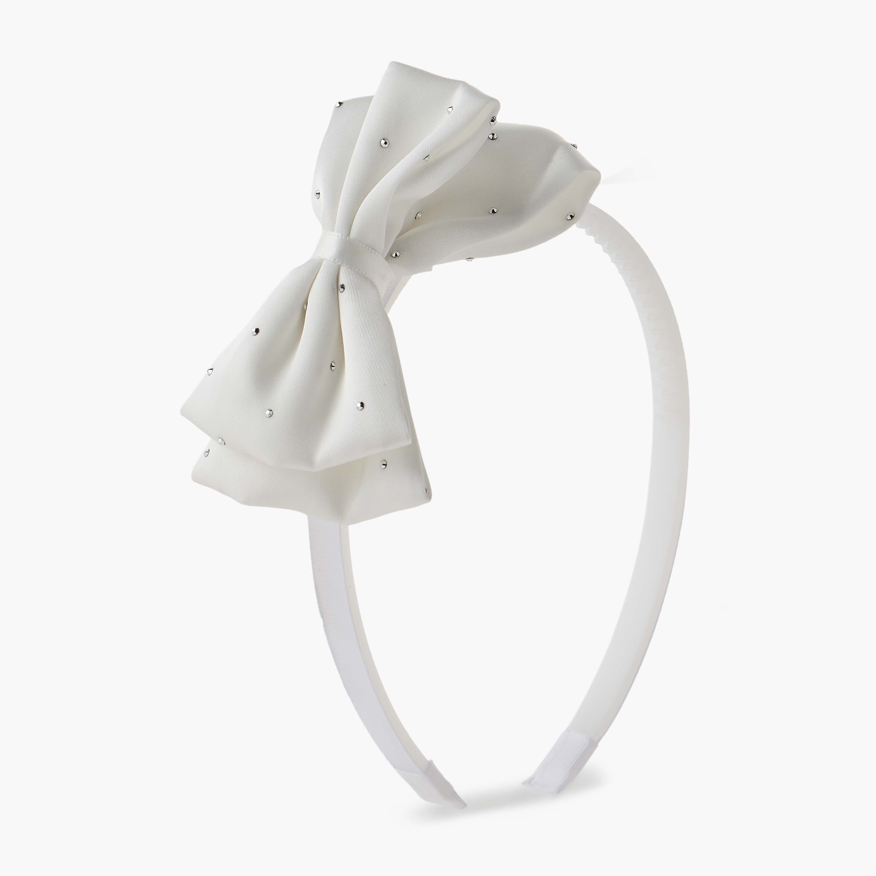 طقم طوق ومشابك شعر فيونكة 3 قطع من تشارمز-baby-girls-accessories-hairaccessories-image-2