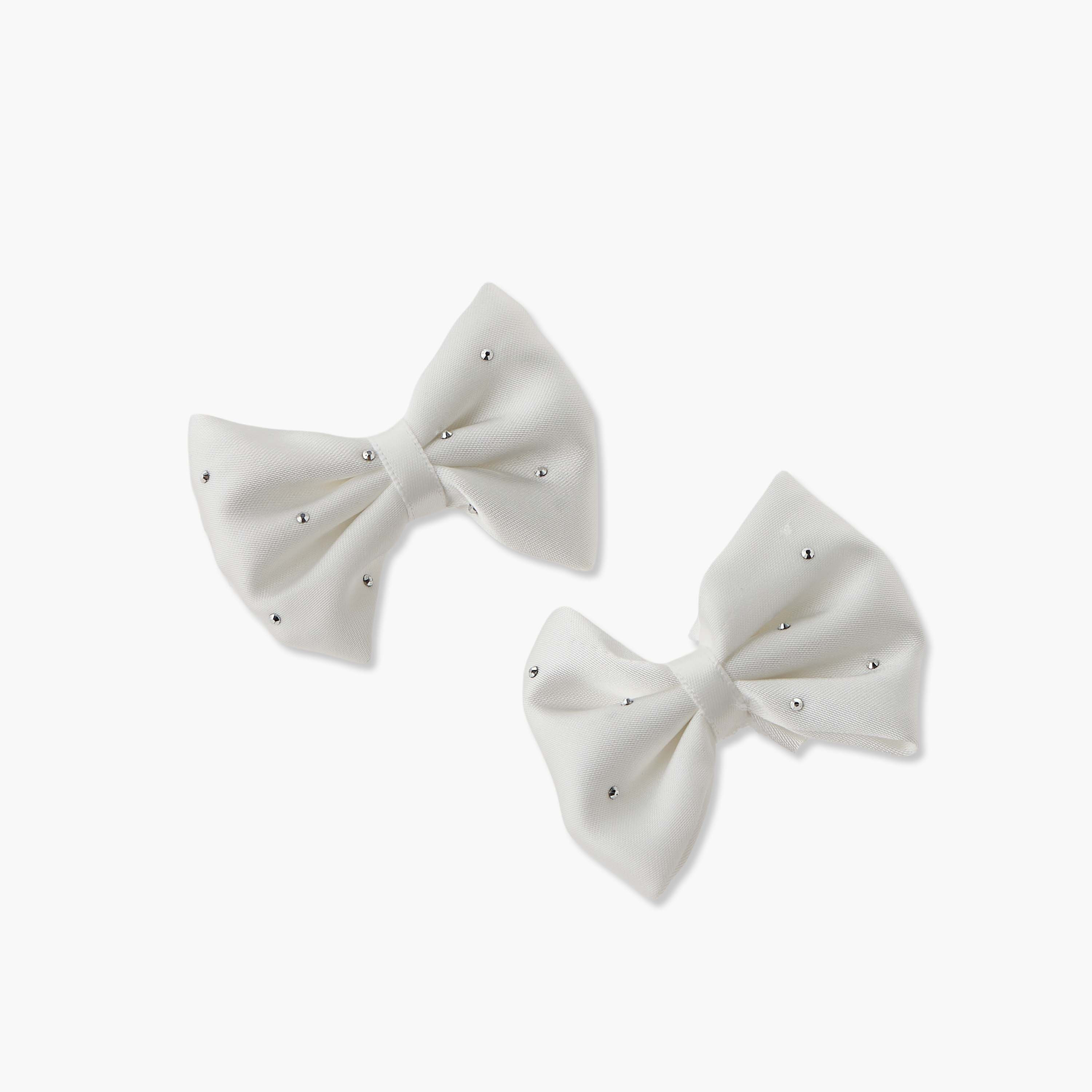 طقم طوق ومشابك شعر فيونكة 3 قطع من تشارمز-baby-girls-accessories-hairaccessories-image-5