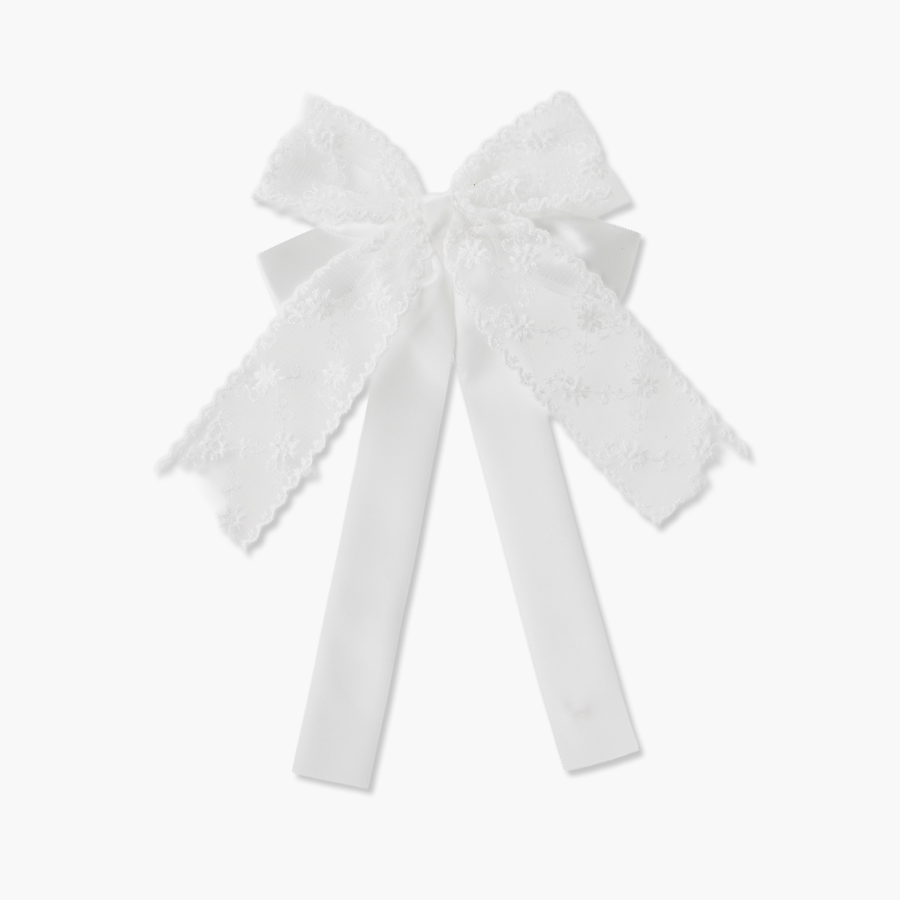 طقم مشابك شعر بفيونكة دانتيل قطعتين من تشارمز-baby-girls-accessories-hairaccessories-image-2