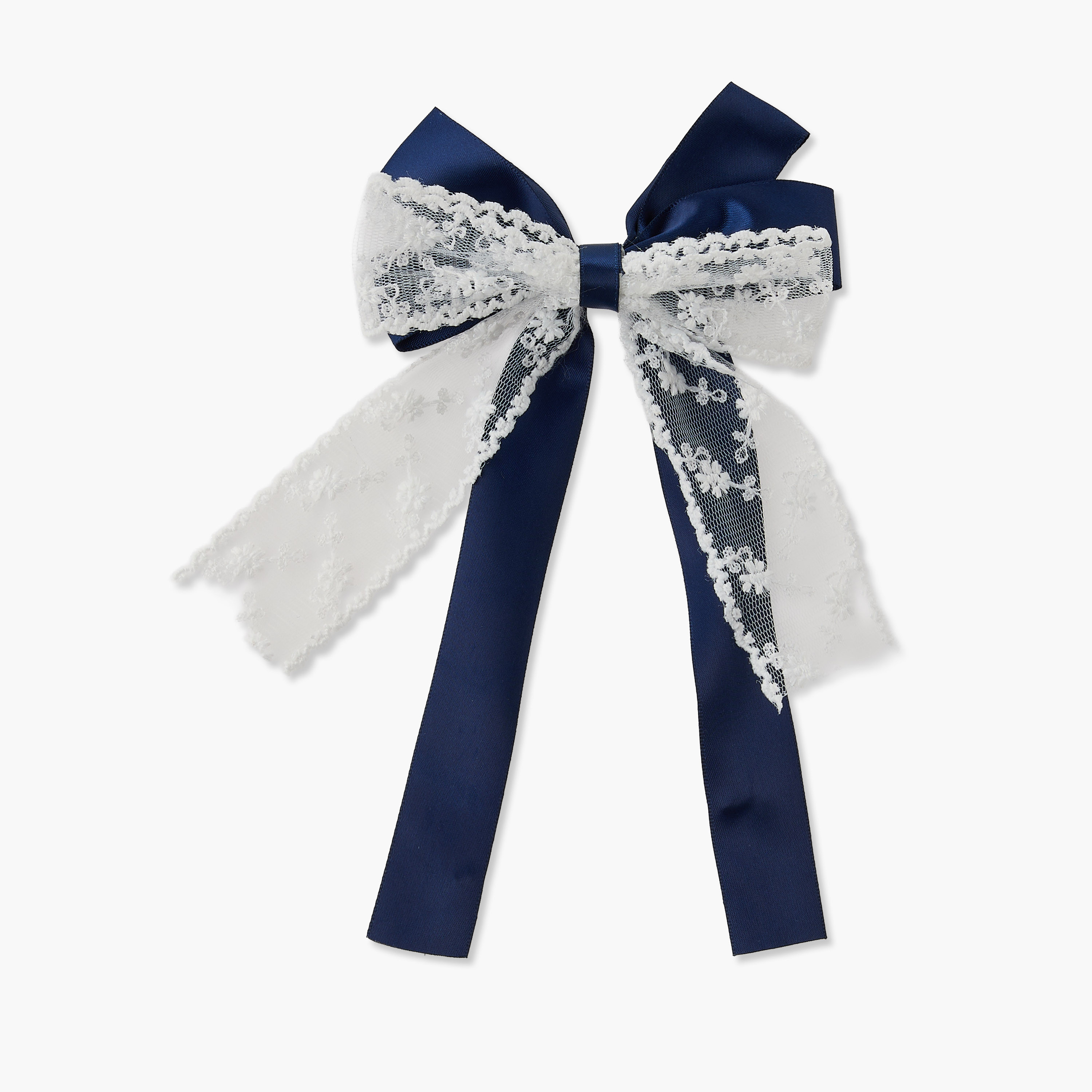 طقم مشابك شعر بفيونكة دانتيل قطعتين من تشارمز-baby-girls-accessories-hairaccessories-image-3