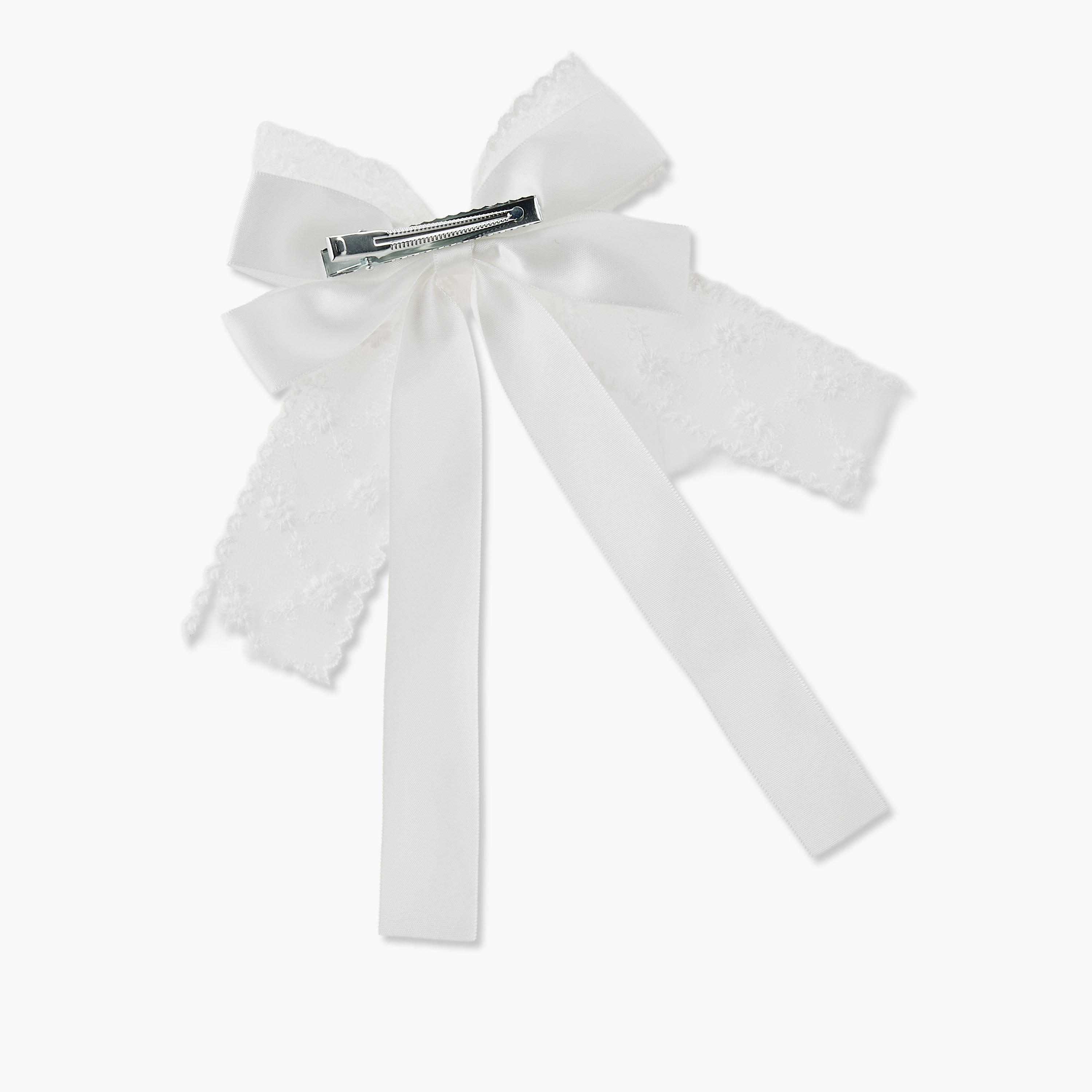 طقم مشابك شعر بفيونكة دانتيل قطعتين من تشارمز-baby-girls-accessories-hairaccessories-image-4