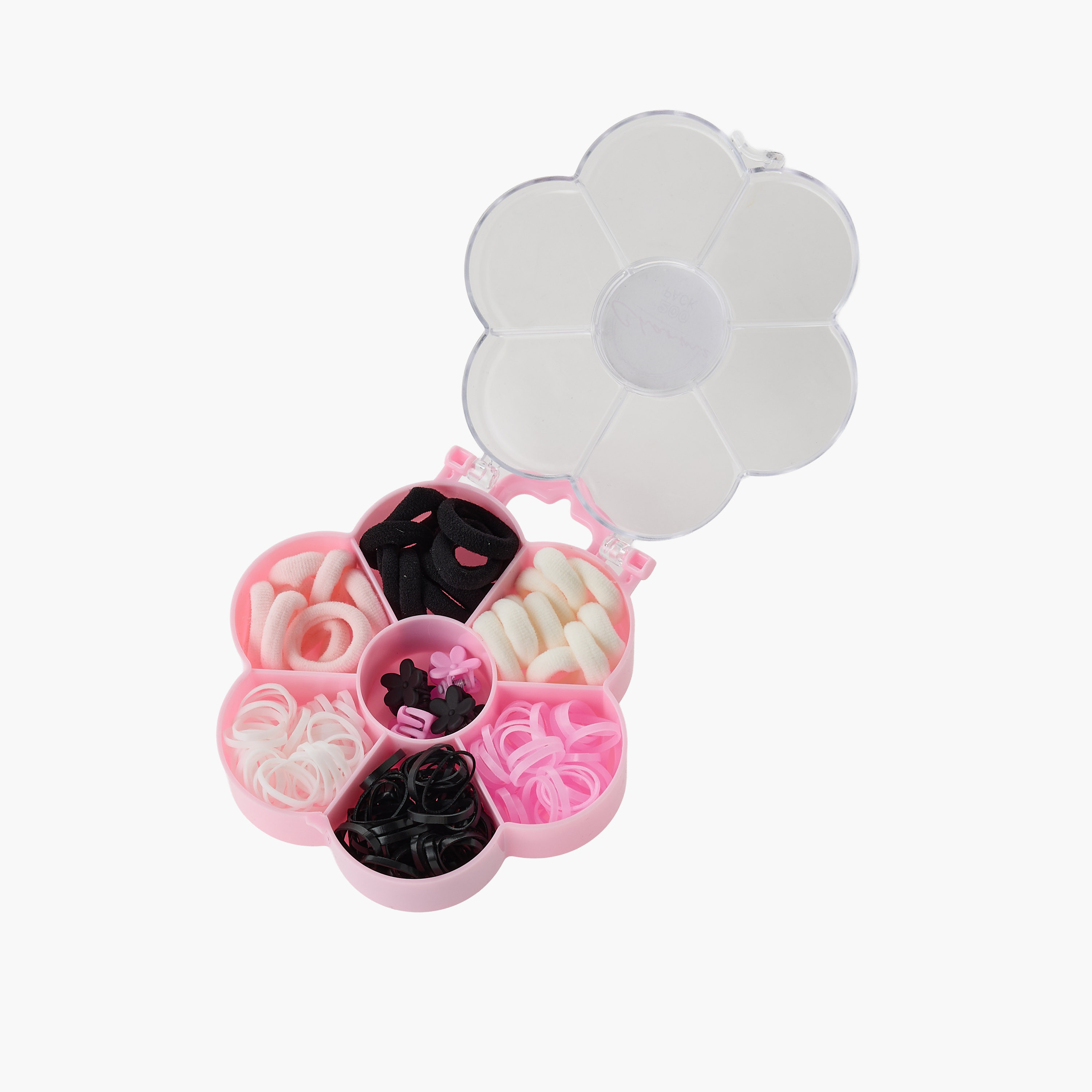 Set of 200 Charmz Hair Tie with Hair Clamp-baby-girls-accessories-hairaccessories-image-3