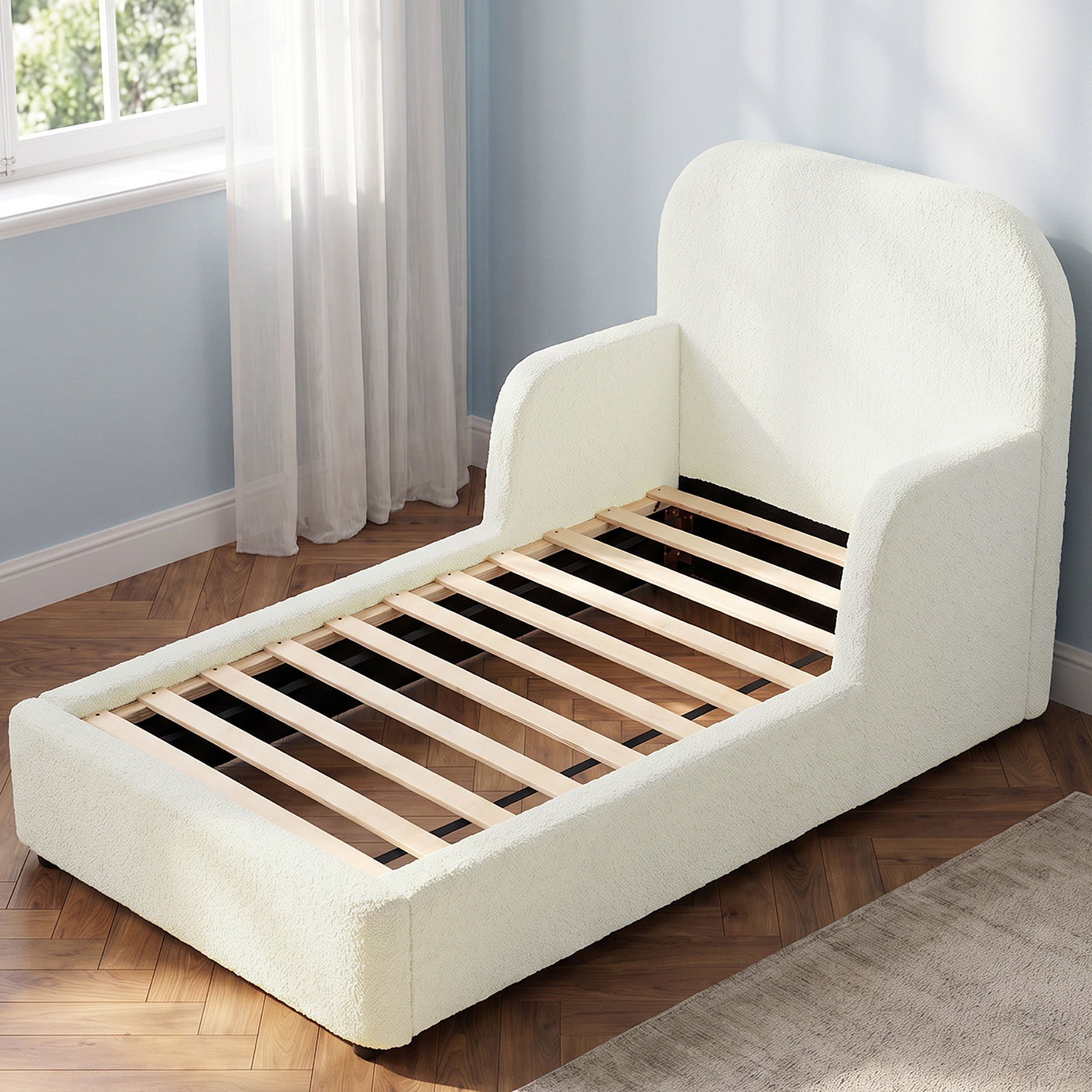 سرير أطفال مبطن بلوح رأسي مرتفع من جونيورز-baby-nursery-furniture-cribsandbeds-beds-image-5