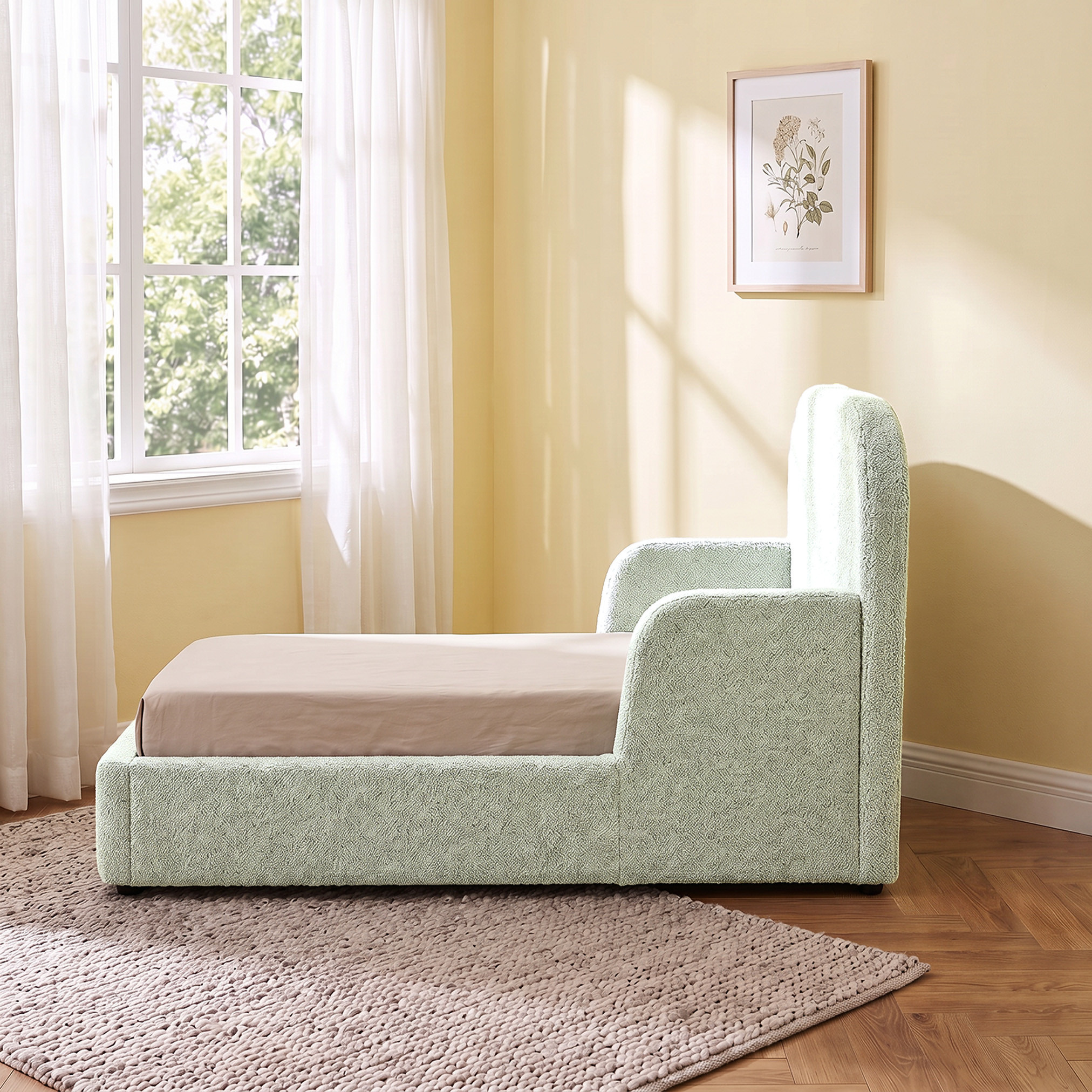 سرير أطفال مبطن بلوح رأسي مرتفع من جونيورز-baby-nursery-furniture-cribsandbeds-beds-image-2