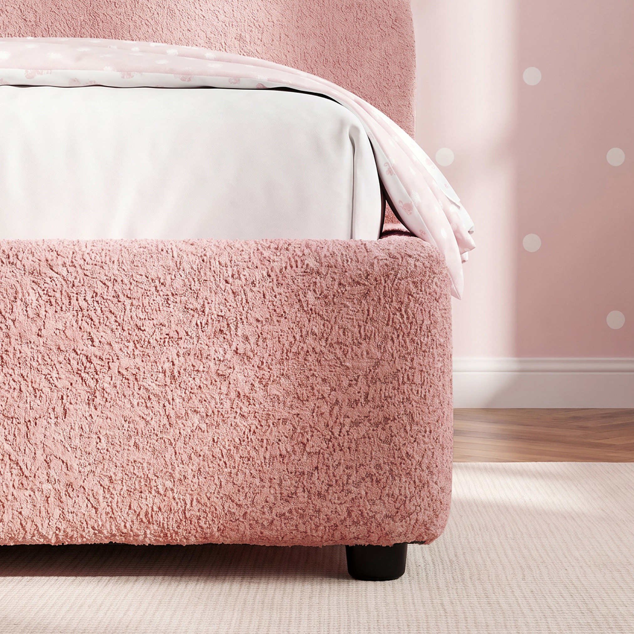 Juniors Toddler Bed with Teddy Headboard-baby-nursery-furniture-cribsandbeds-beds-image-6