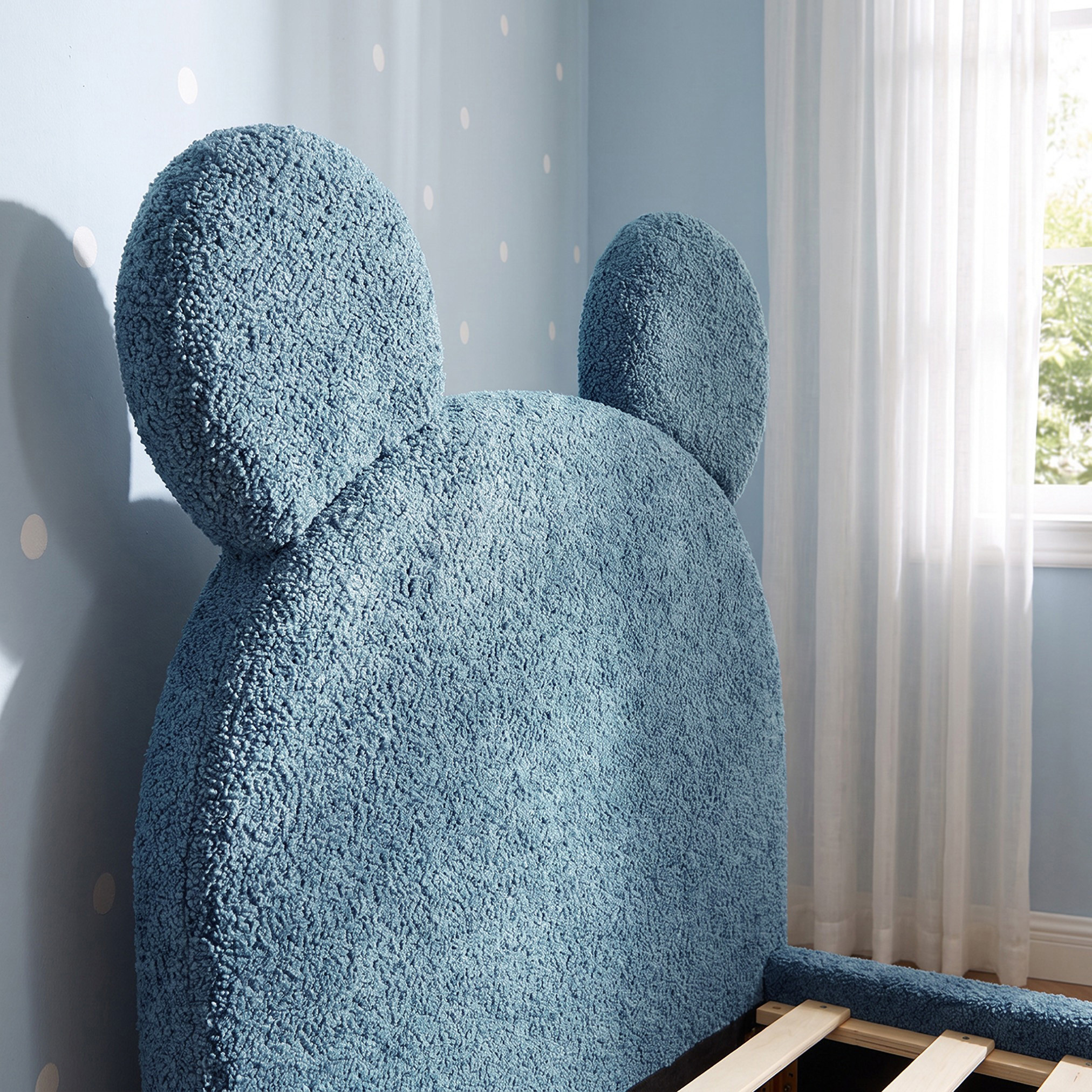Juniors Toddler Bed with Teddy Headboard-baby-nursery-furniture-cribsandbeds-beds-image-6