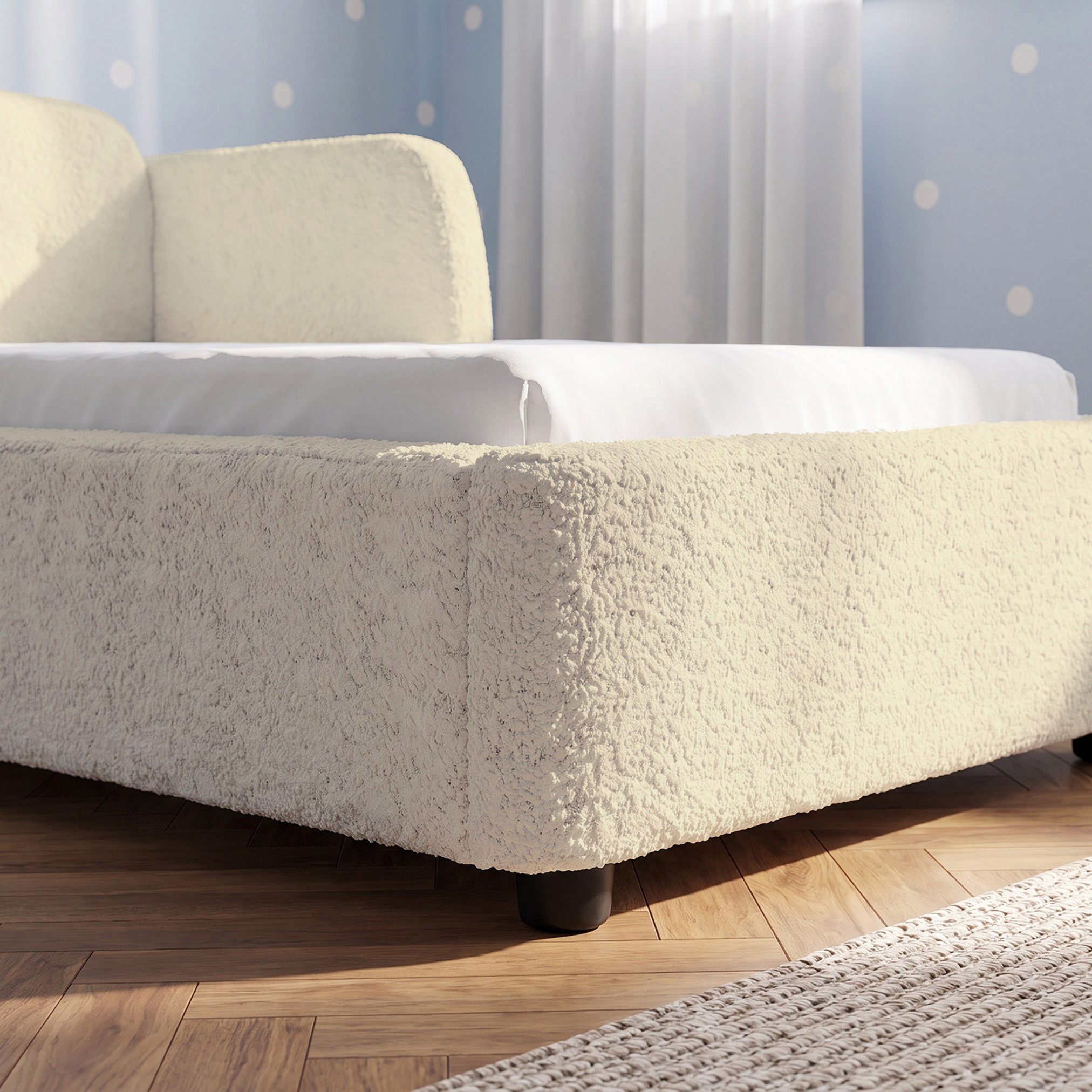 Juniors Toddler Bed with Bunny Headboard-baby-nursery-furniture-cribsandbeds-beds-image-7