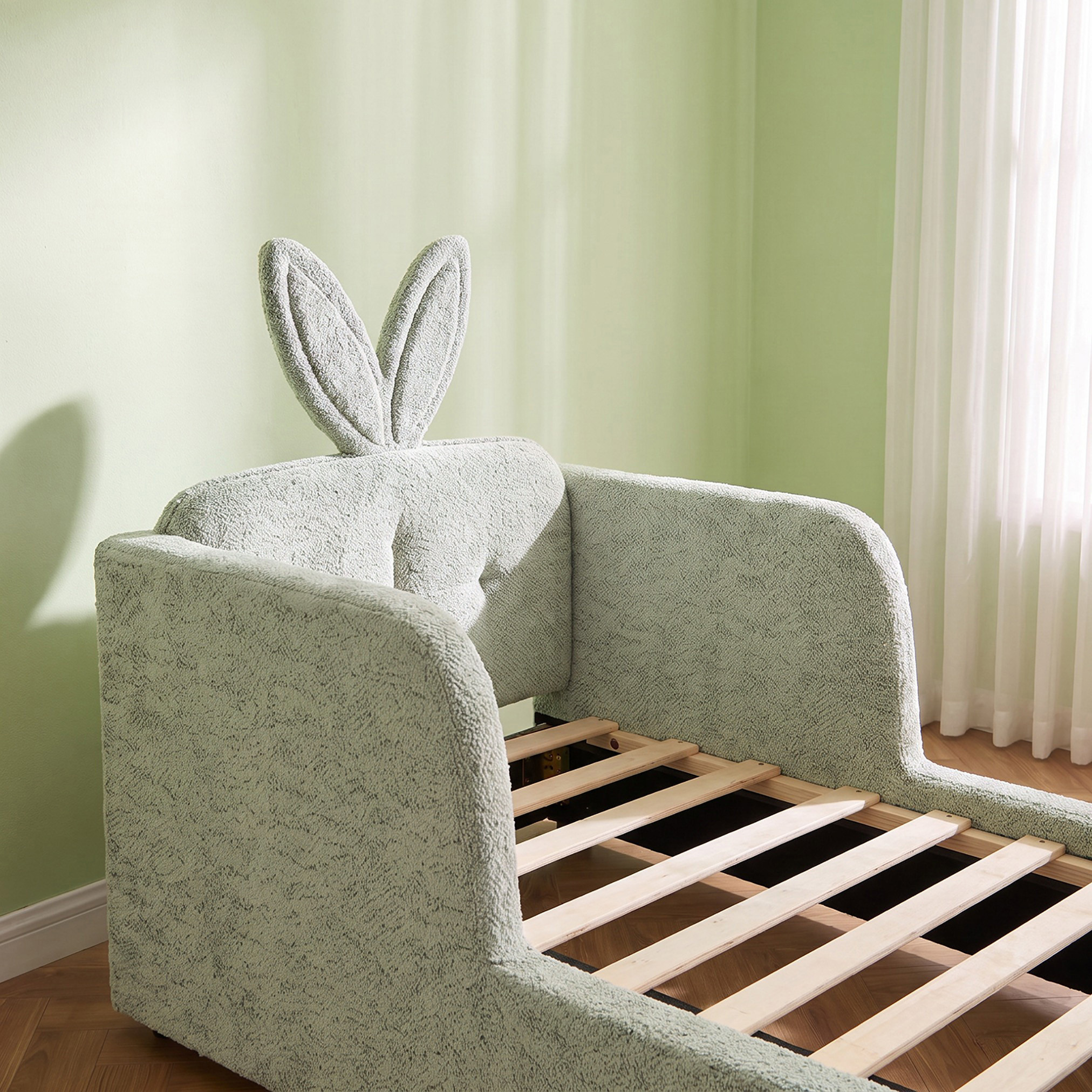 Juniors Toddler Bed with Bunny Headboard-baby-nursery-furniture-cribsandbeds-beds-image-6
