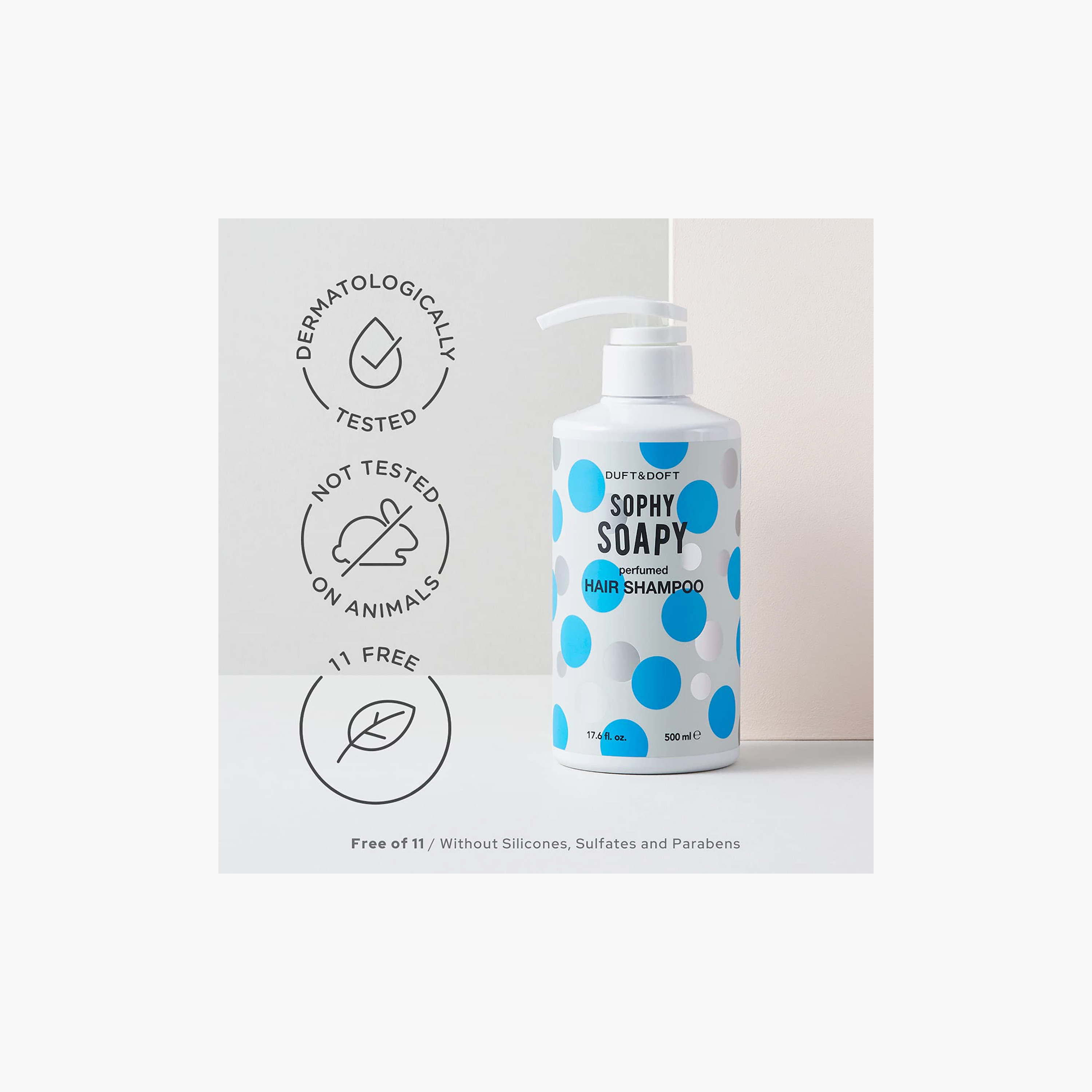 Duft&Doft Sophy Soapy Perfumed Hair Shampoo 500Ml-beautyandpersonalcare-hair-haircare-shampoos-image-6