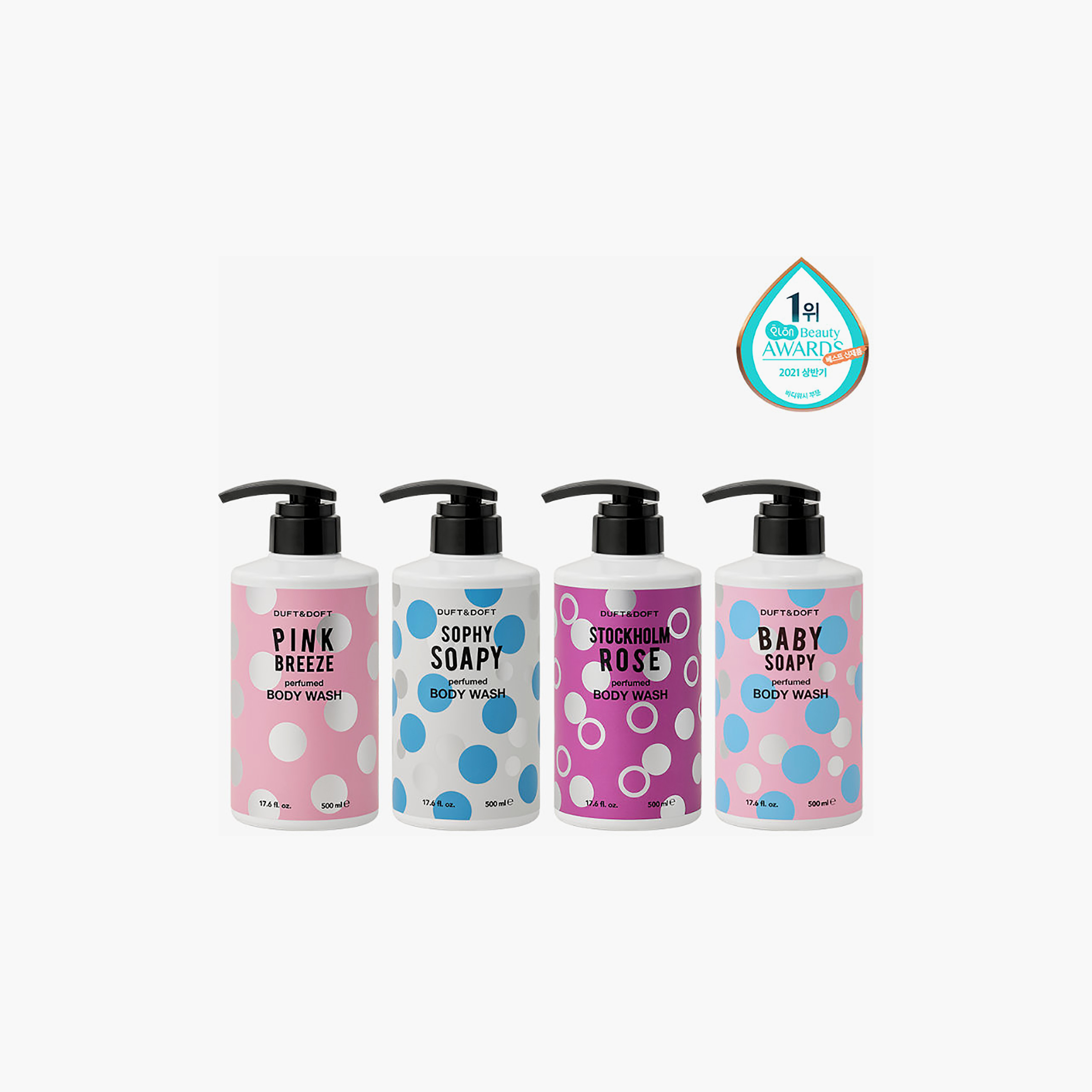 Duft&Doft Stockholm Rose Perfumed Body Wash 500Ml-beautyandpersonalcare-bathandbody-bathandshower-bodywash-image-5