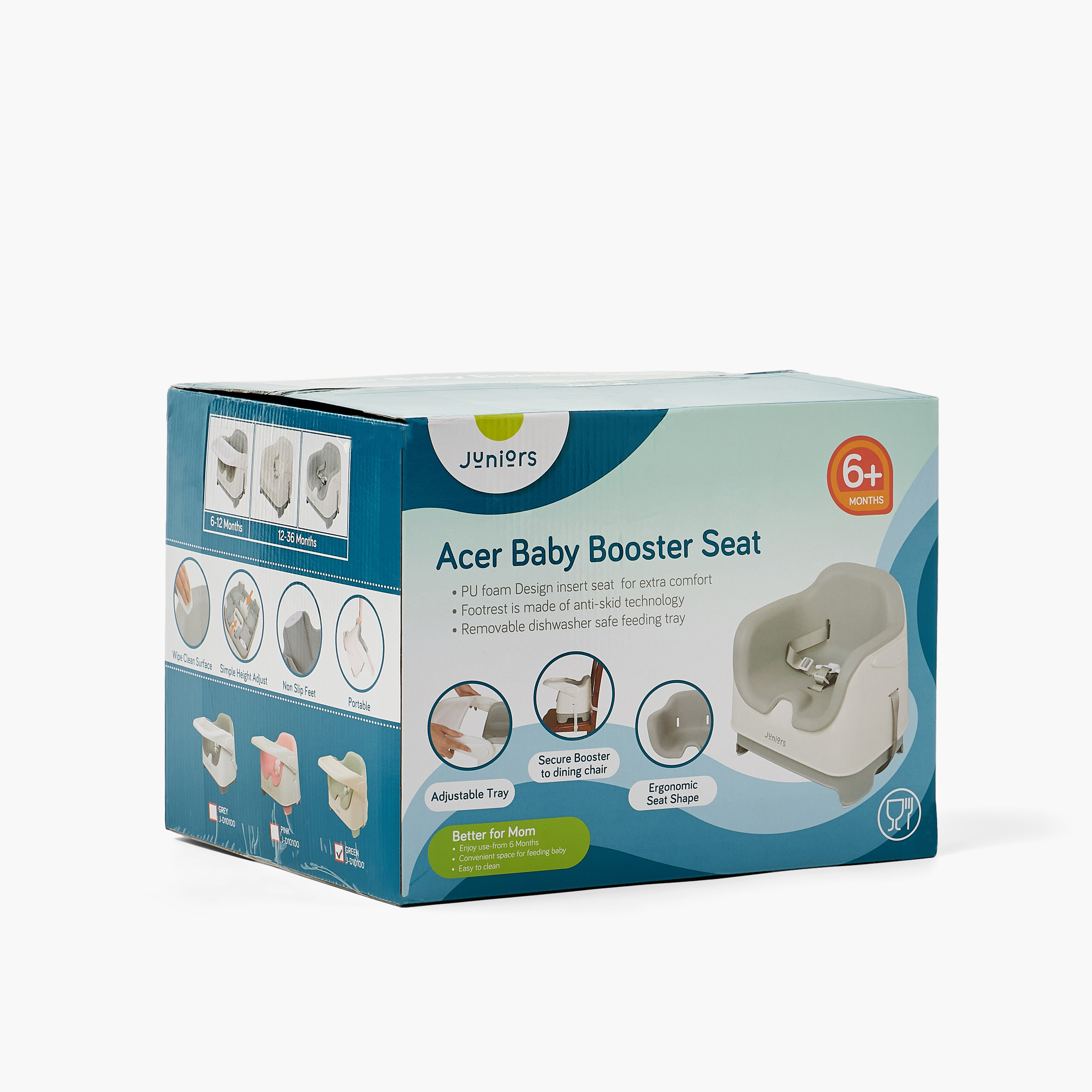 Juniors Acer Booster Seat with Removable Tray-baby-feeding-highchairsandboosters-image-14