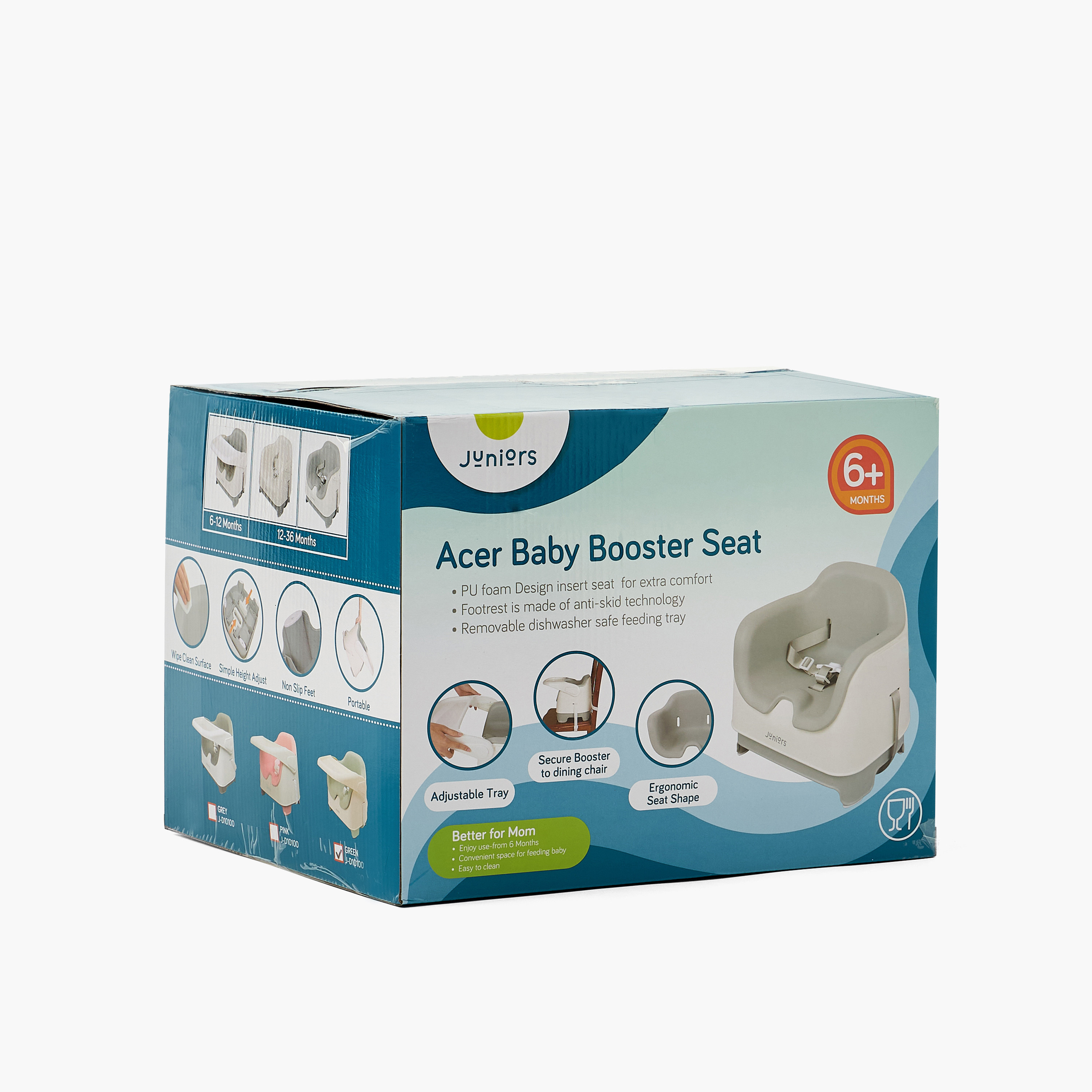 Juniors Acer Booster Seat with Removable Tray-baby-feeding-highchairsandboosters-image-14