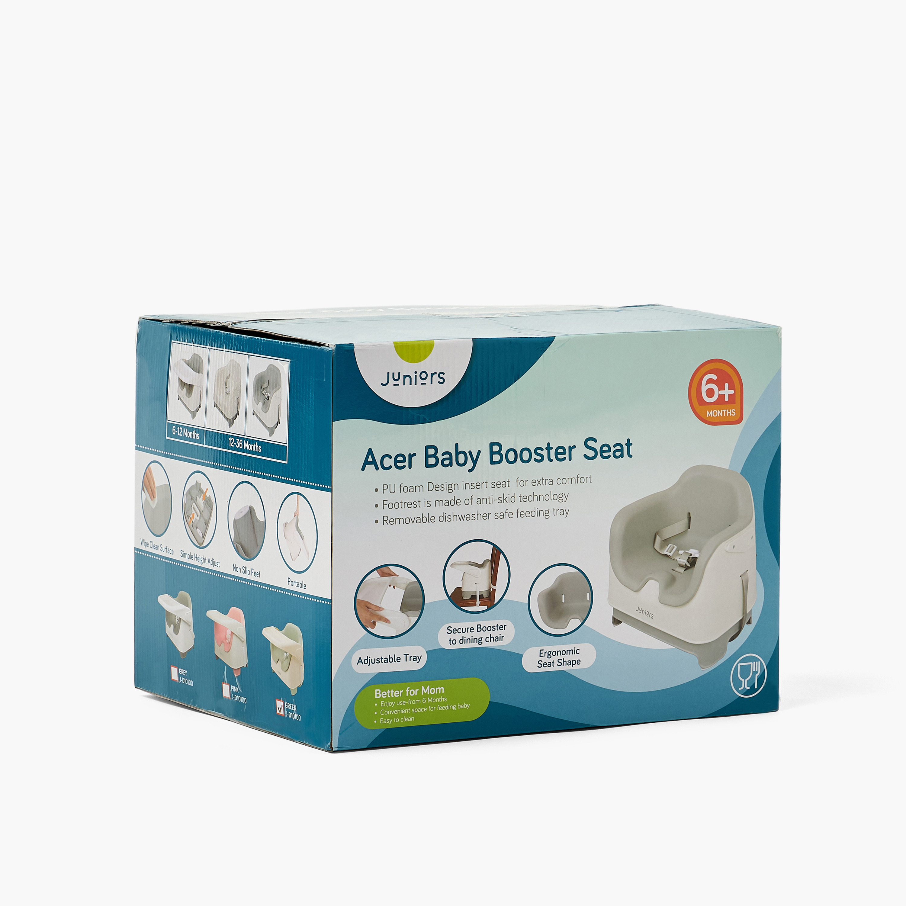 Juniors Acer Booster Seat with Removable Tray-baby-feeding-highchairsandboosters-image-14
