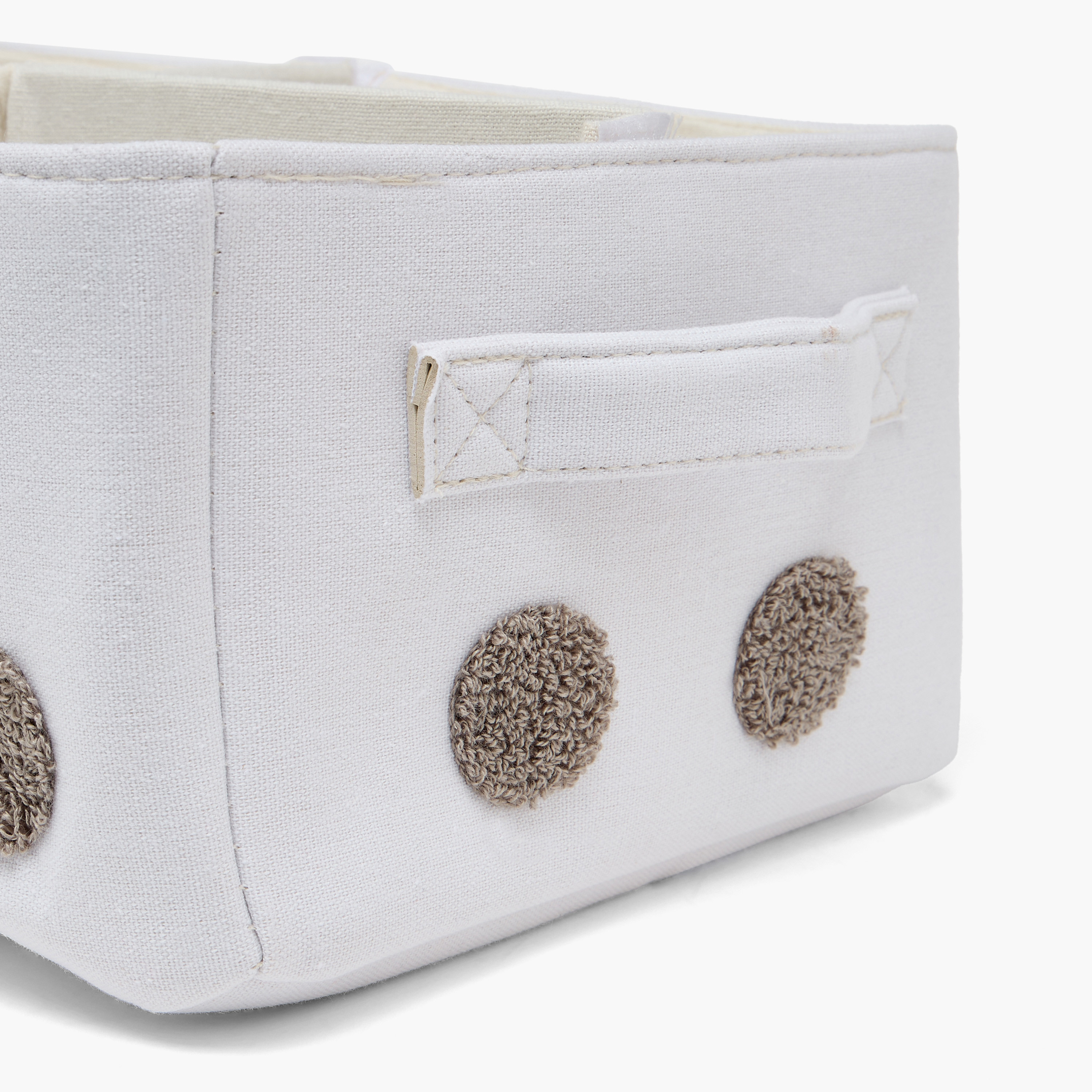 Juniors Pompom Detail Storage Organizer with Handles-baby-nursery-furniture-wardrobesandstorage-image-3
