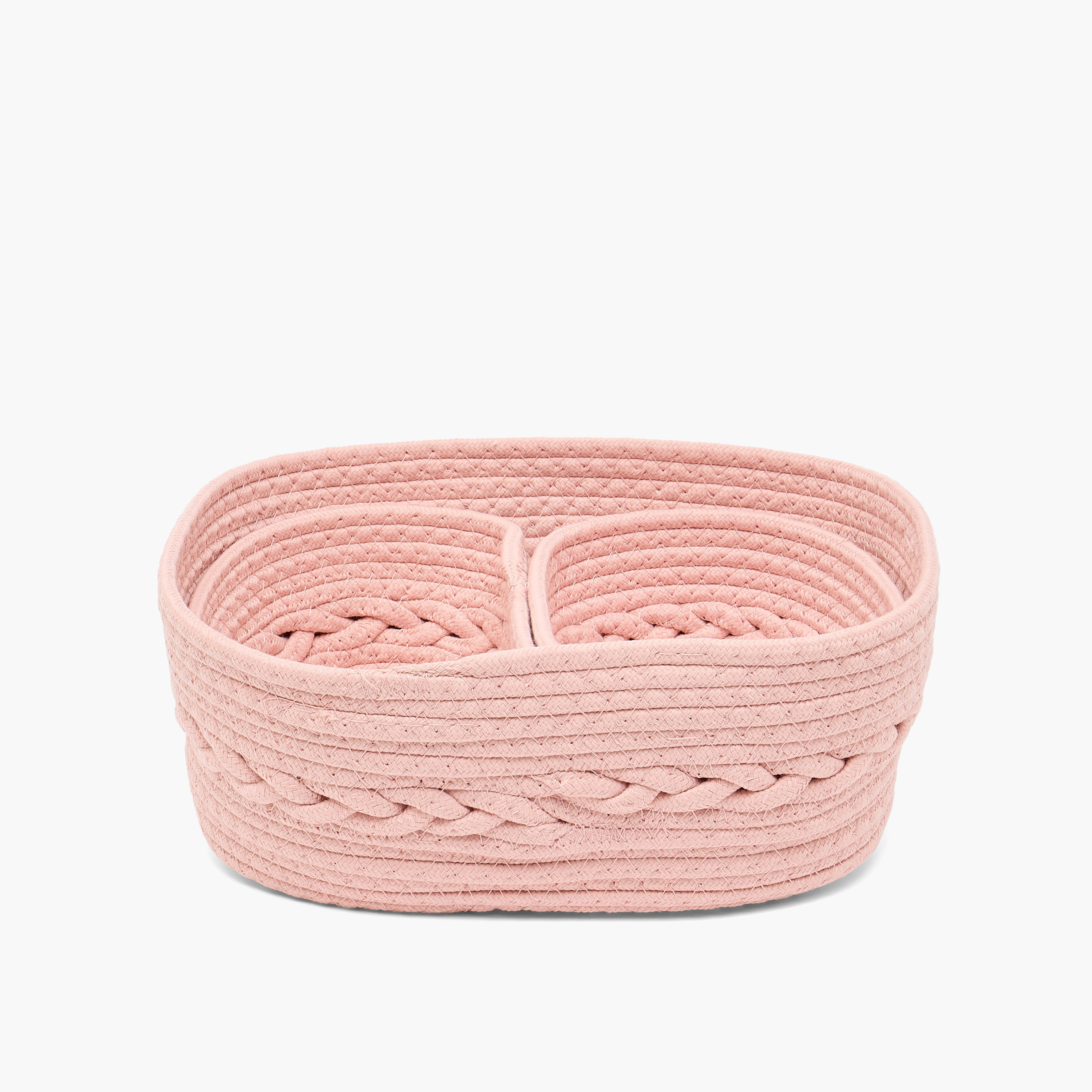 Pack of 3 Juniors Organiser Basket with Rope Design-baby-nursery-furniture-wardrobesandstorage-image-2