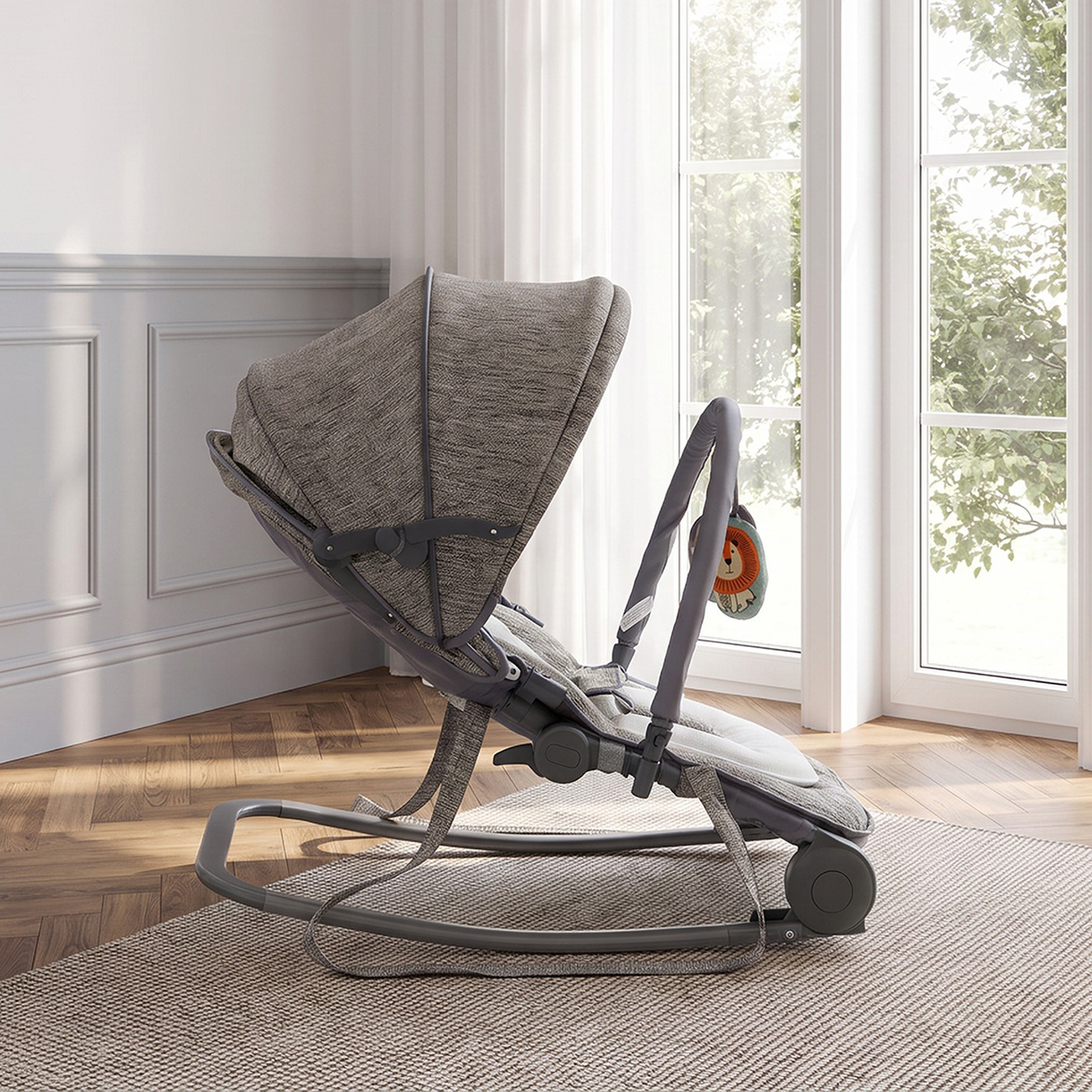 Juniors Garnet Baby Rocker with Canopy-baby-infantactivity-rockers-image-6