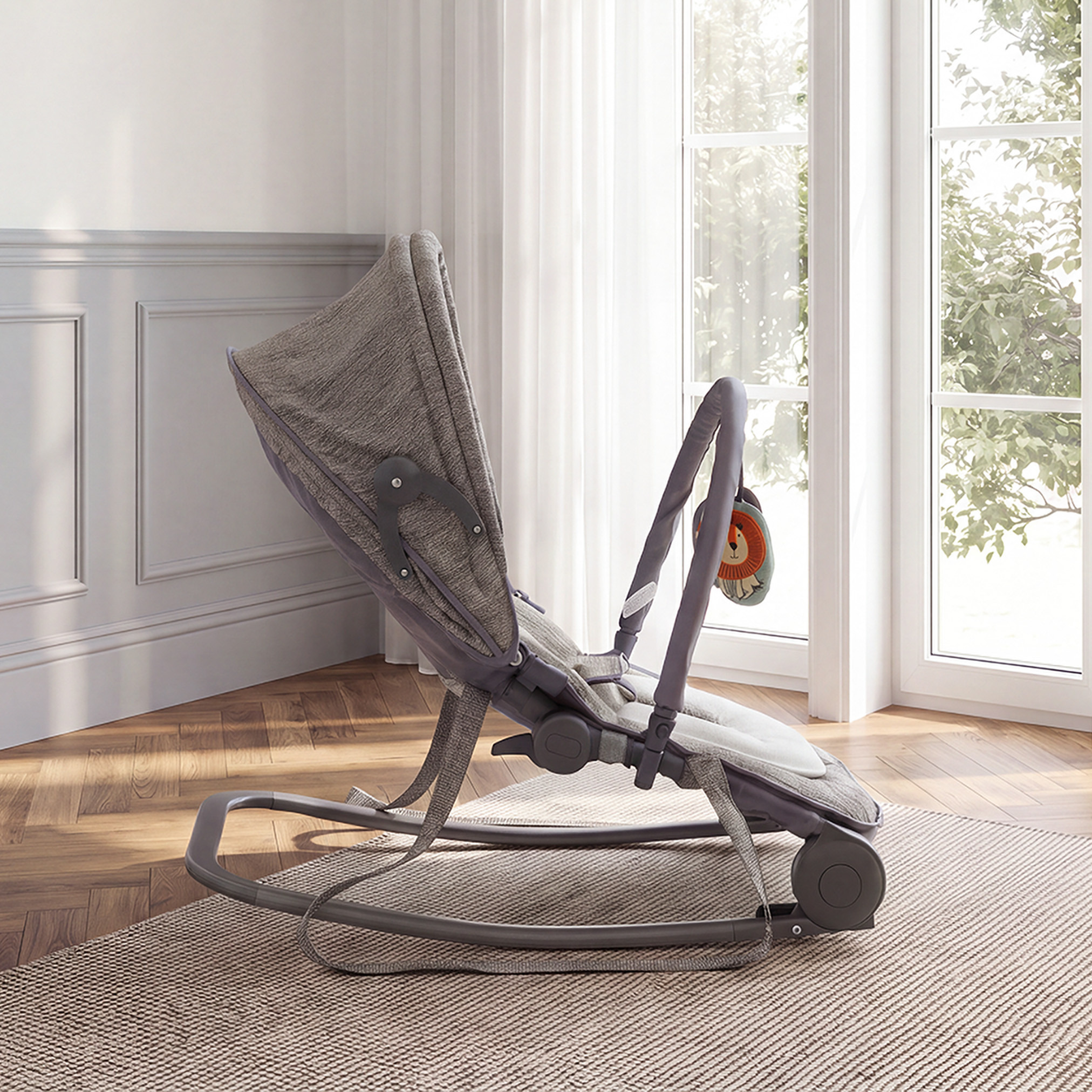 Juniors Garnet Baby Rocker with Canopy-baby-infantactivity-rockers-image-7