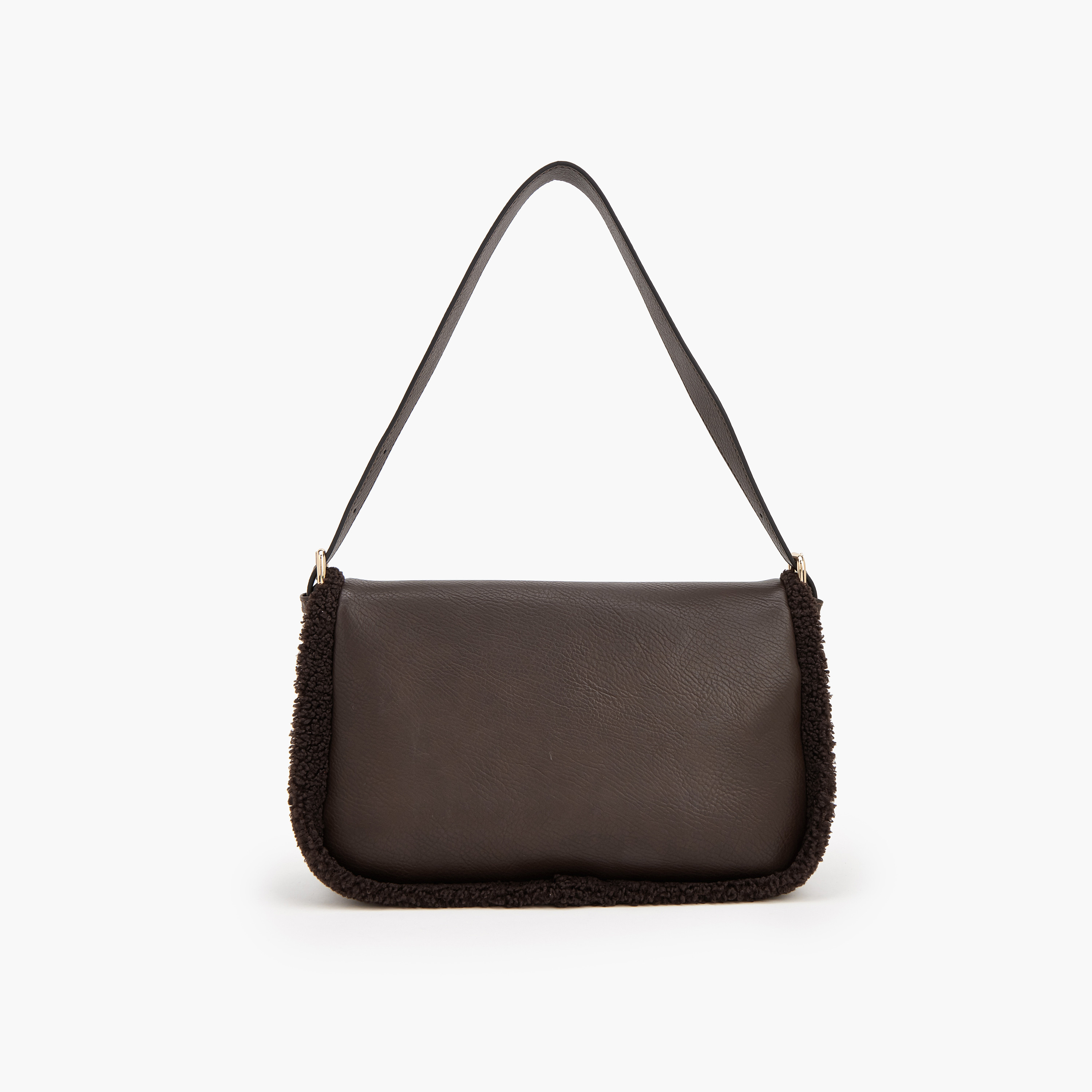 Le Confort Logo Shoulder Bag with Faux Fur Trim-women-bagsandwallets-handbags-image-4