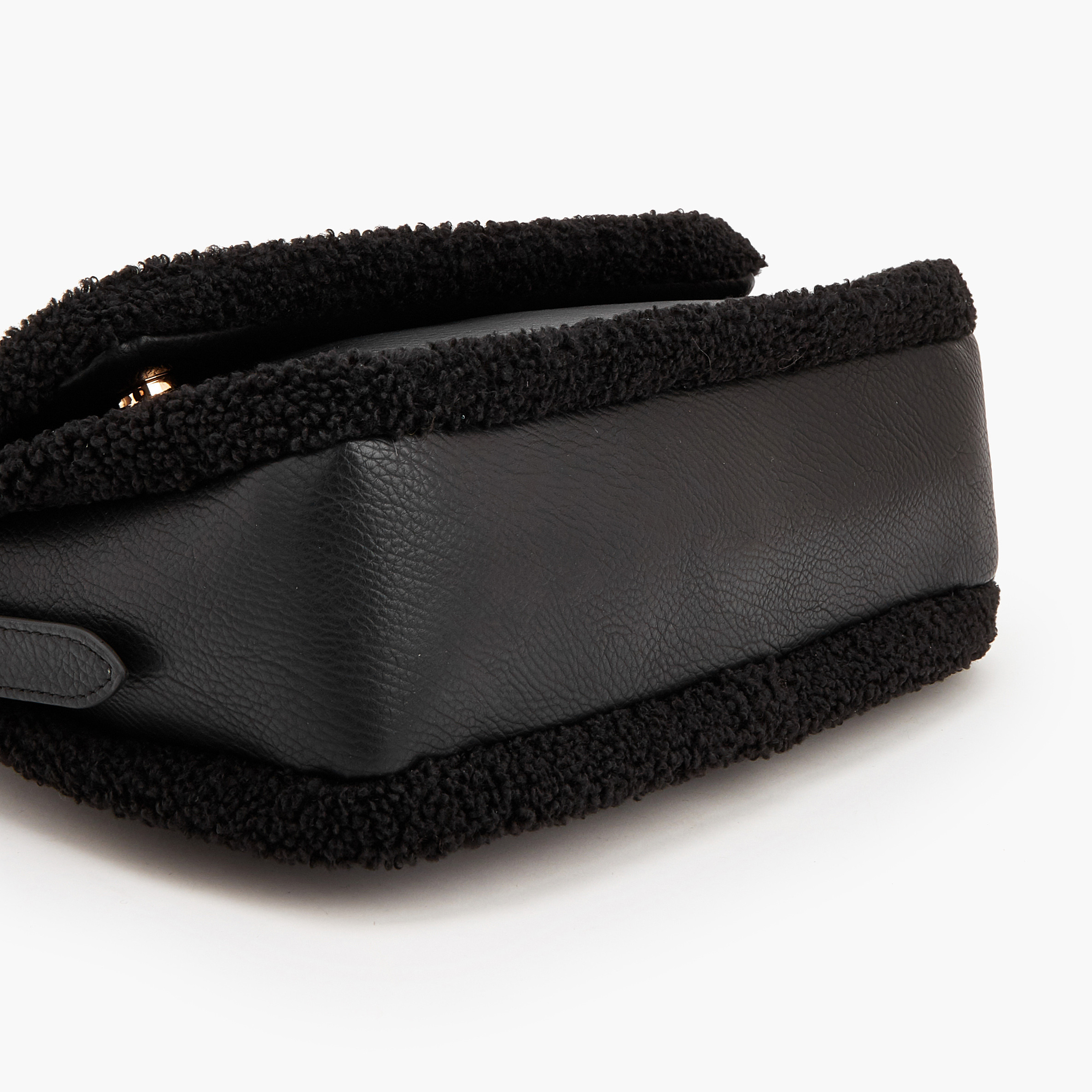 Le Confort Logo Shoulder Bag with Faux Fur Trim-women-bagsandwallets-handbags-image-6