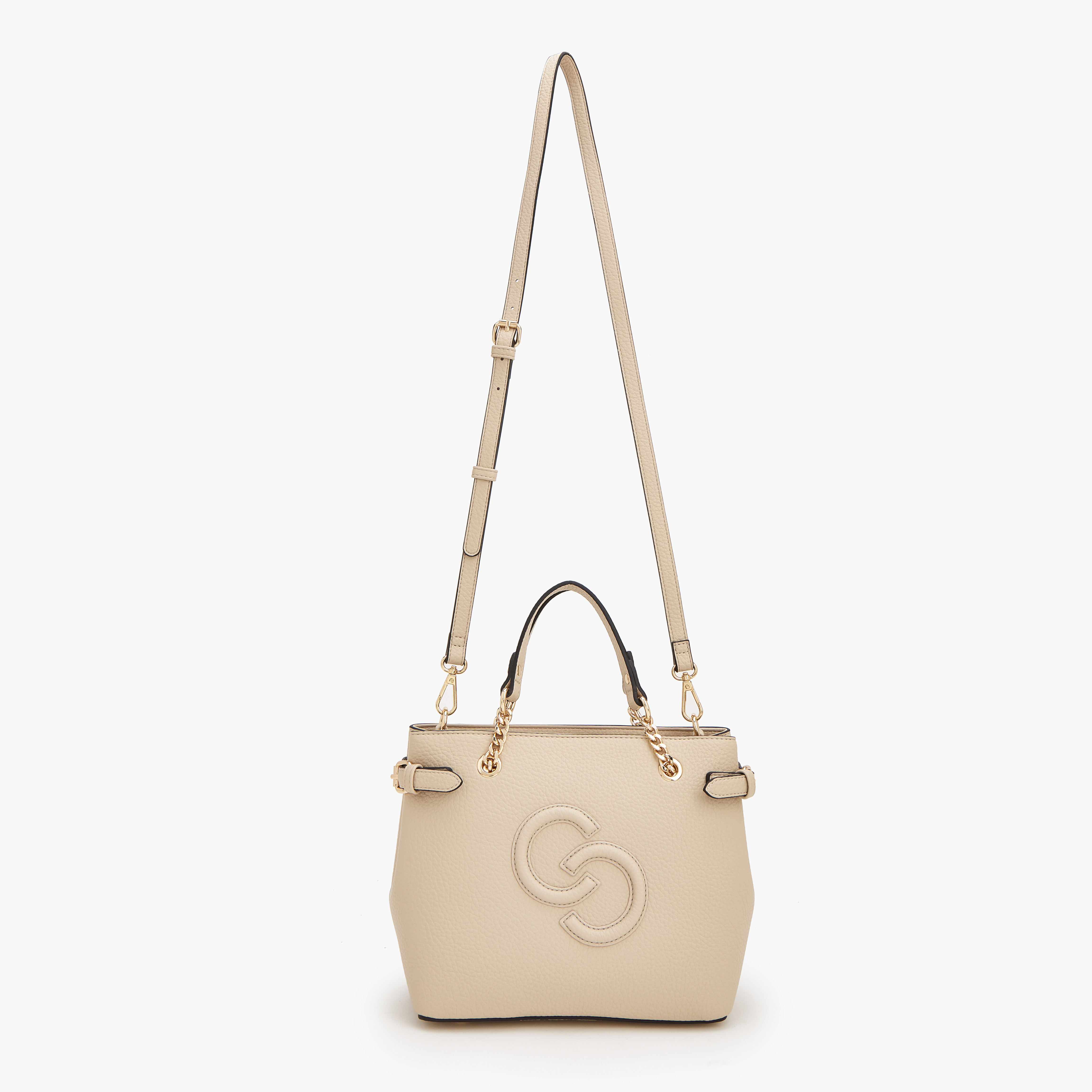 Celeste Logo Embossed Tote Bag with Detachable Straps-women-bagsandwallets-handbags-image-5