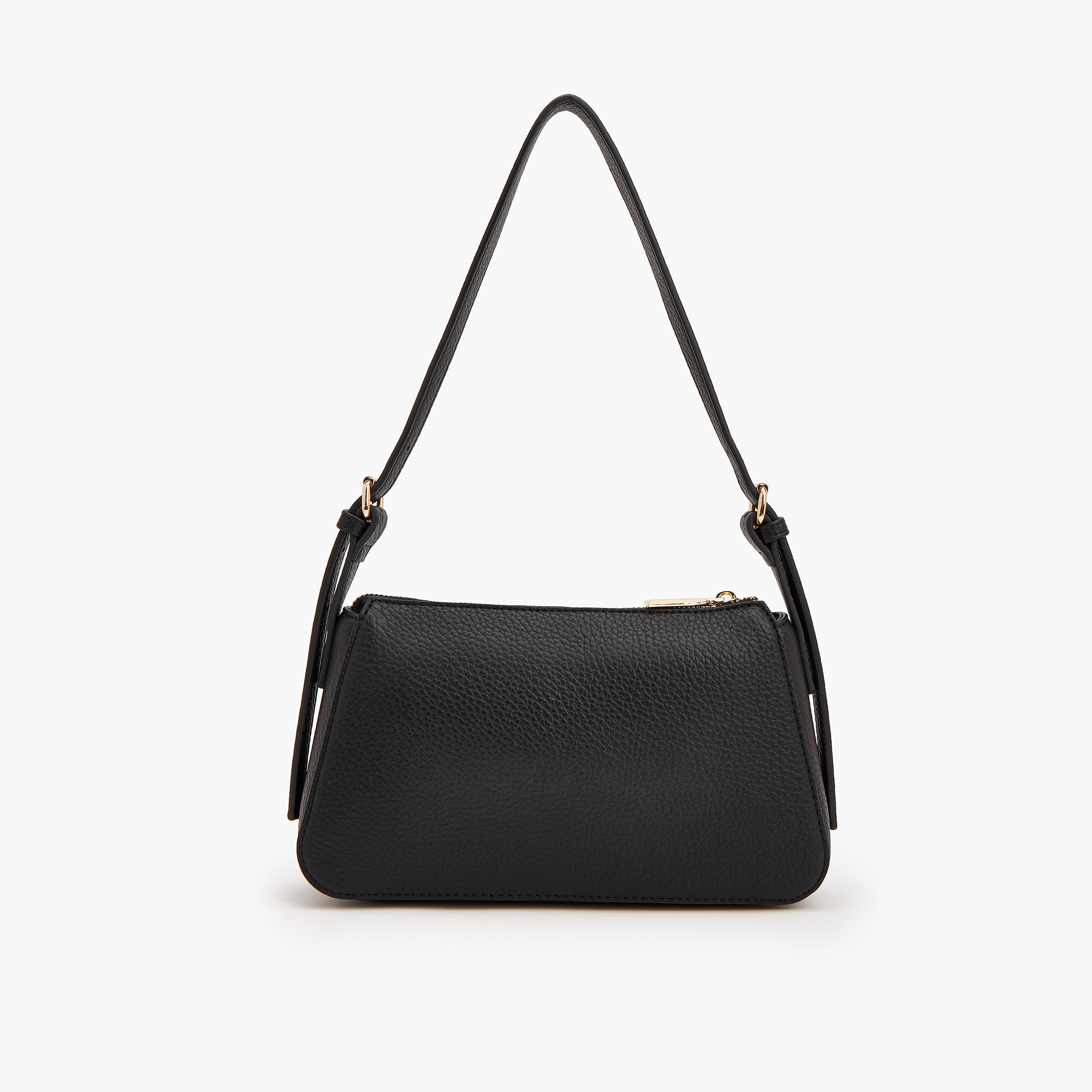 Celeste Textured Shoulder Bag with Logo Detail-women-bagsandwallets-handbags-image-5